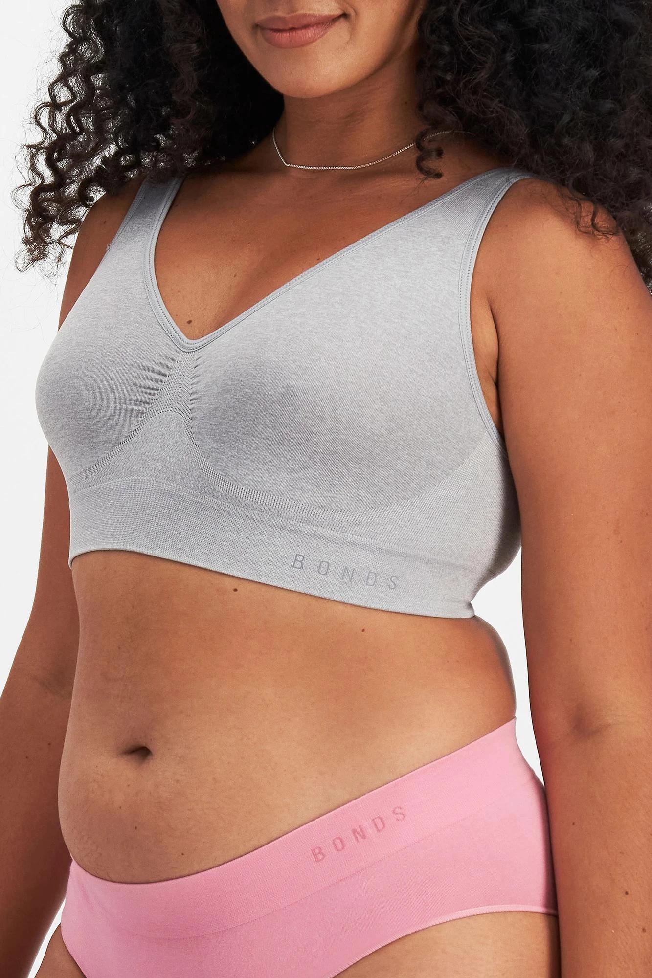 2 Bonds Seamless Comfy Crop Top LIGHT GREY, 2 of 8