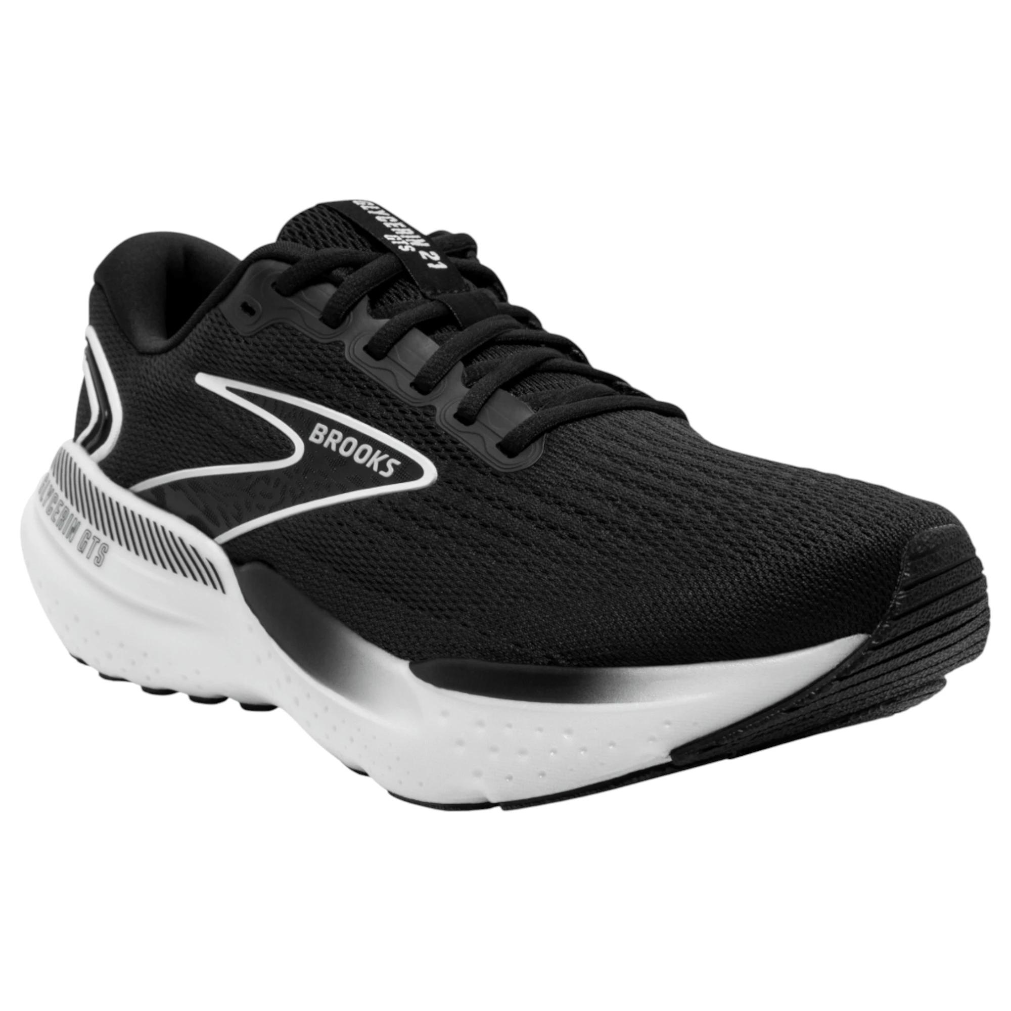 3 Brooks Mens Glycerin 21 Athletic Running Shoes BLACK/GREY/WHITE, 3 of 6