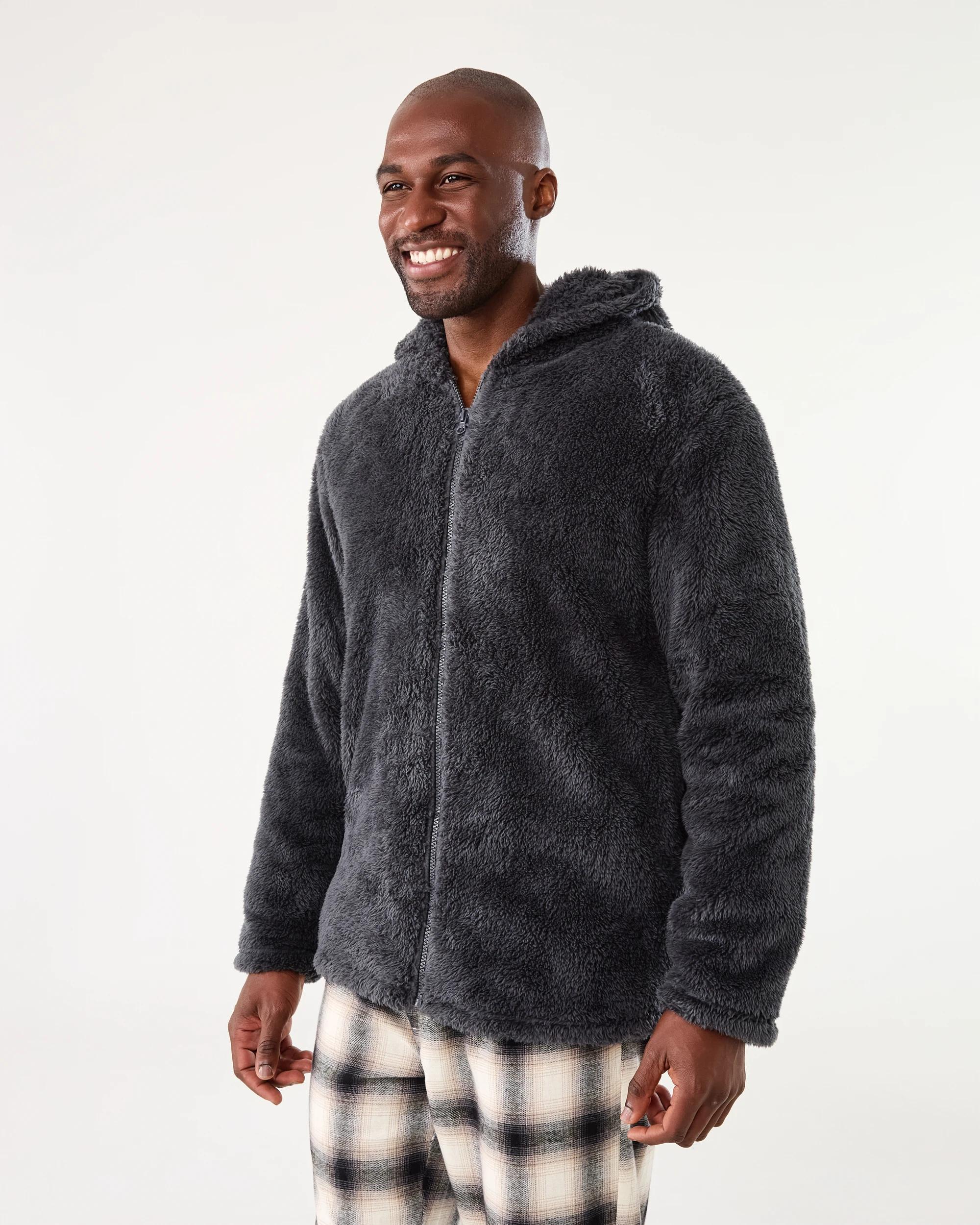 2 Long Sleeve Cosy Zip Through Hoodie Phantom, 2 of 6