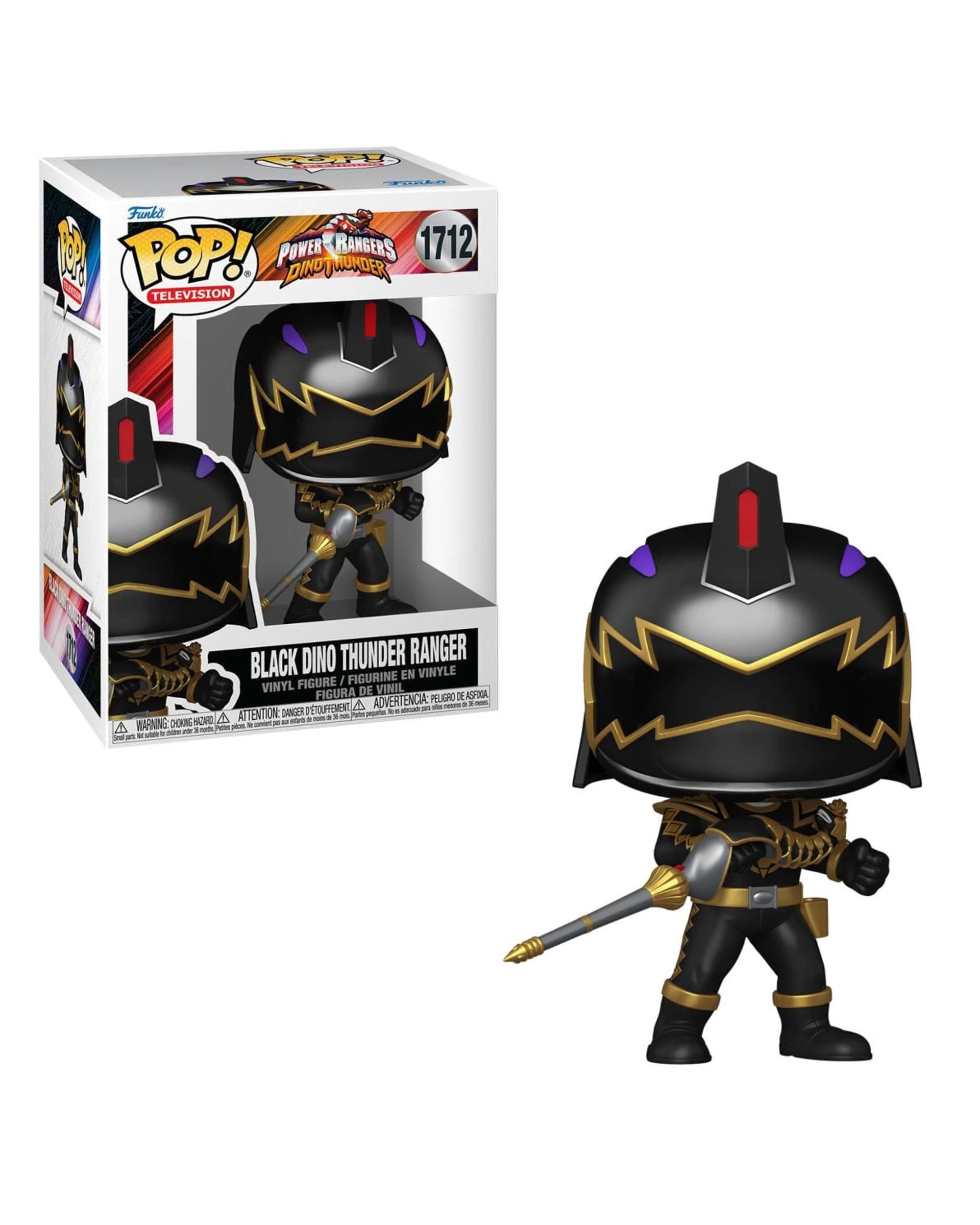 1 Power Rangers Dino Thunder Black Dino Thunder Ranger Funko POP! Vinyl, 1 of 3
