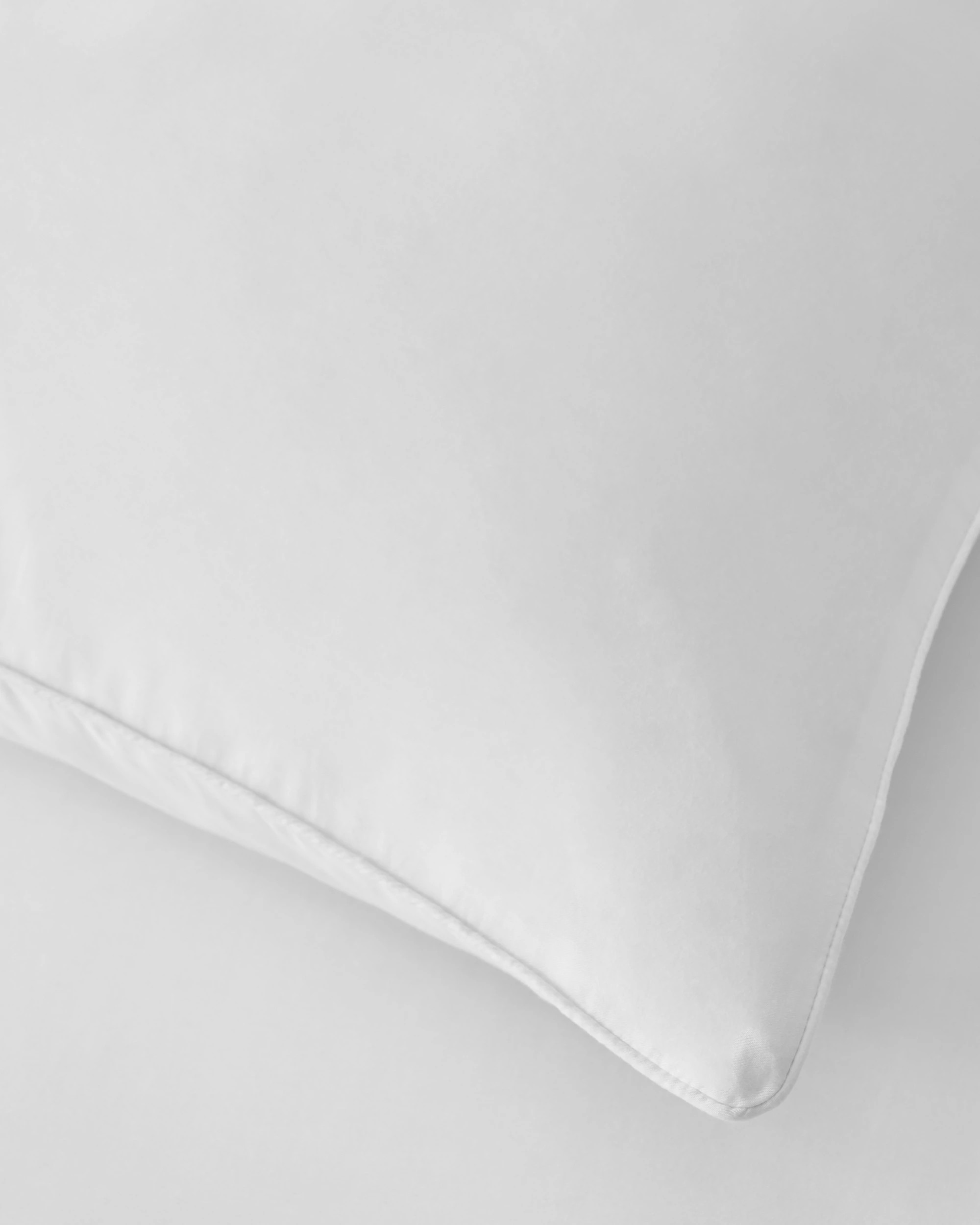 3 Dreamaker 400TC Premium Cotton Sateen Piped European Pillowcase Twin Pack - White, 3 of 6