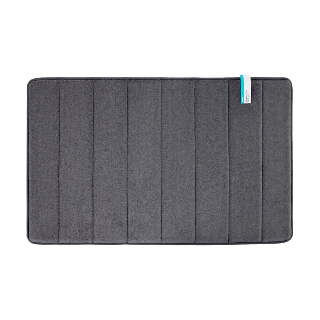 5 Memory Foam Bath Mat - Charcoal, 5 of 5