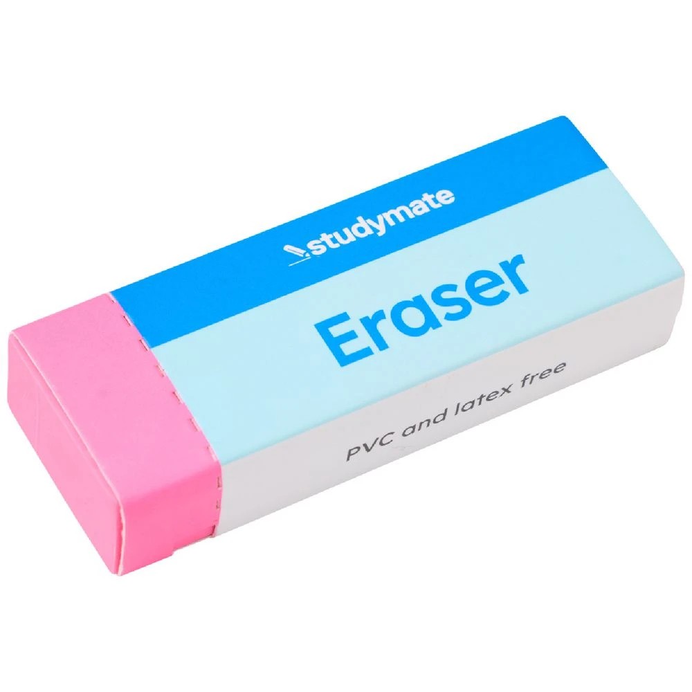 4 Studymate Neon Eraser Pink, 4 of 4
