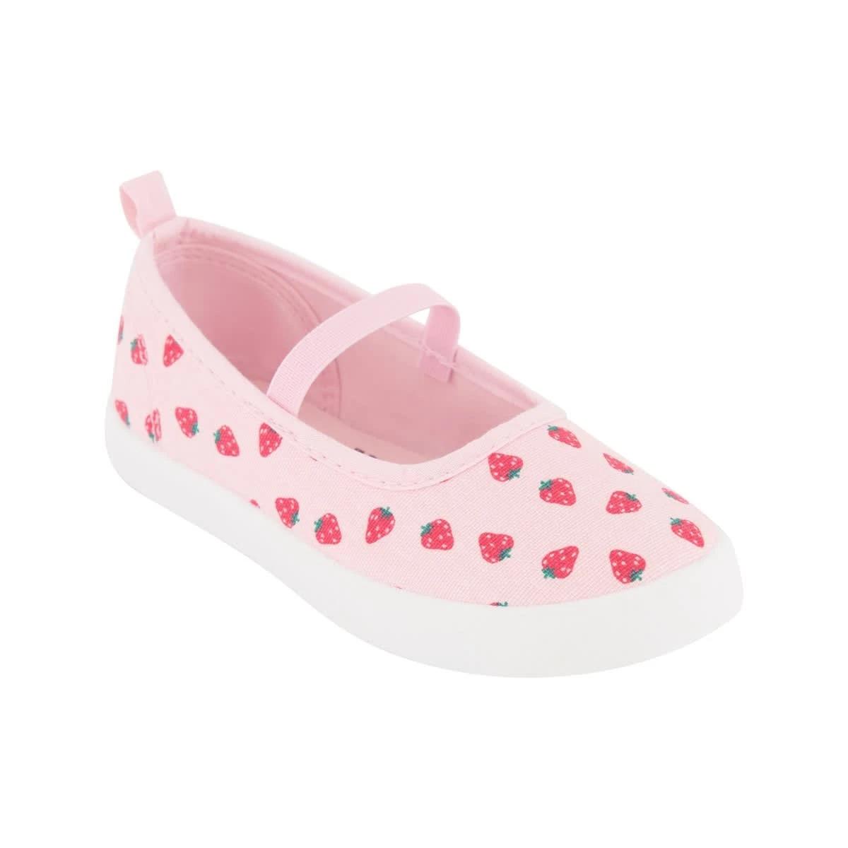 1 Junior Print Canvas Shoes STRAWBERRY PINK, 1 of 5