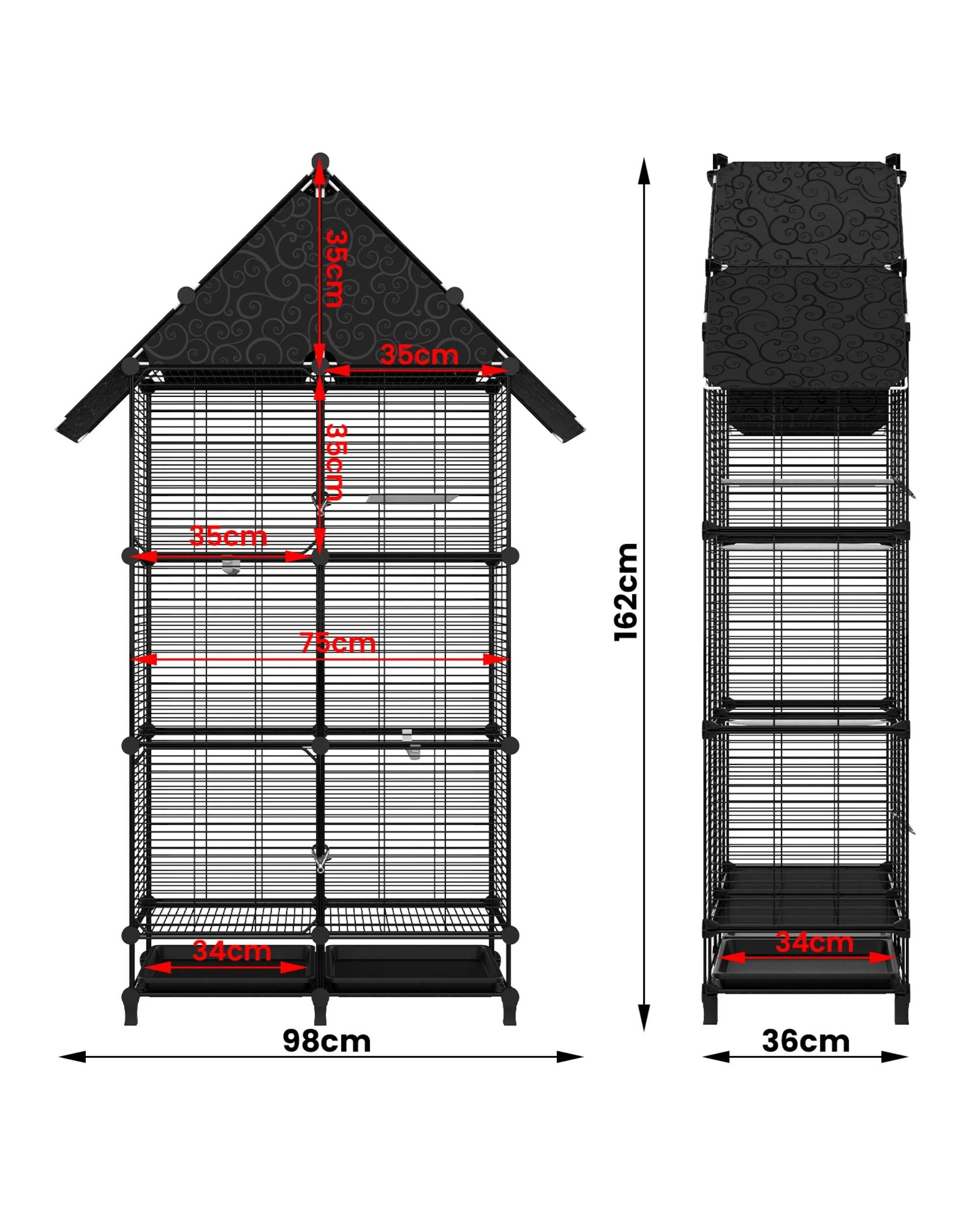 8 Advwin Bird Cage 160CM Parrot Aviary, 8 of 8