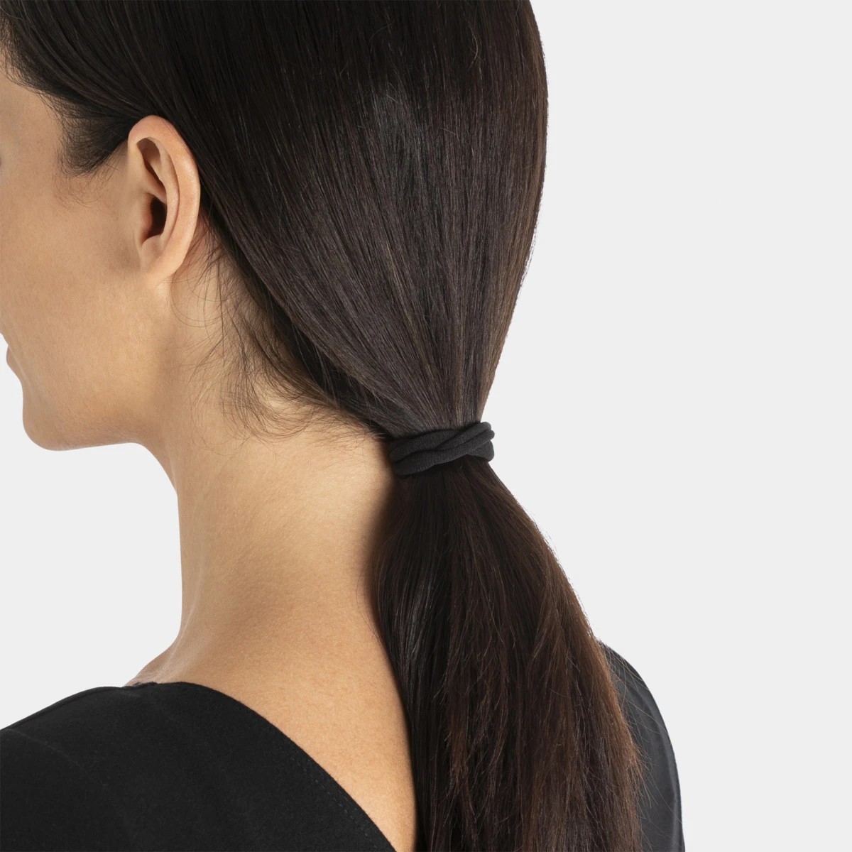 3 8 Pack Extra Large Soft Ponytailers - Black, 3 of 4