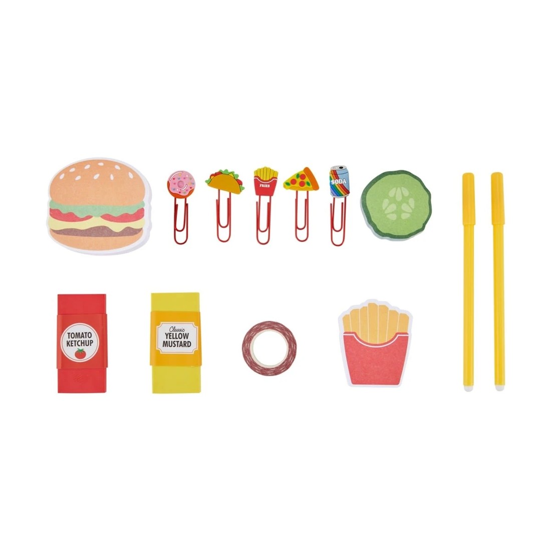 3 Stationery Set - Food Tray, 3 of 9