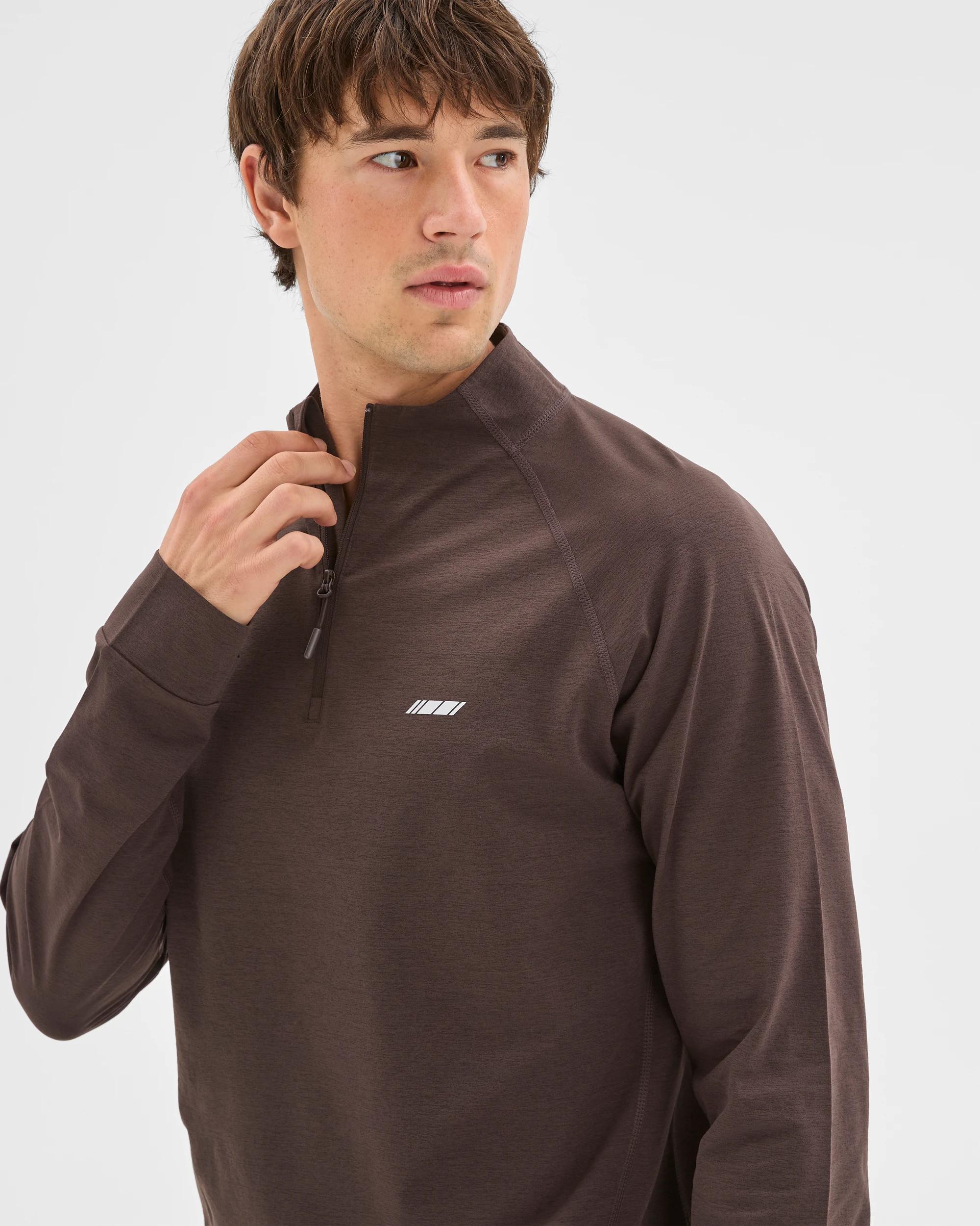 3 Target Active 1/2 Zip Jumper CHOCOLATE, 3 of 6