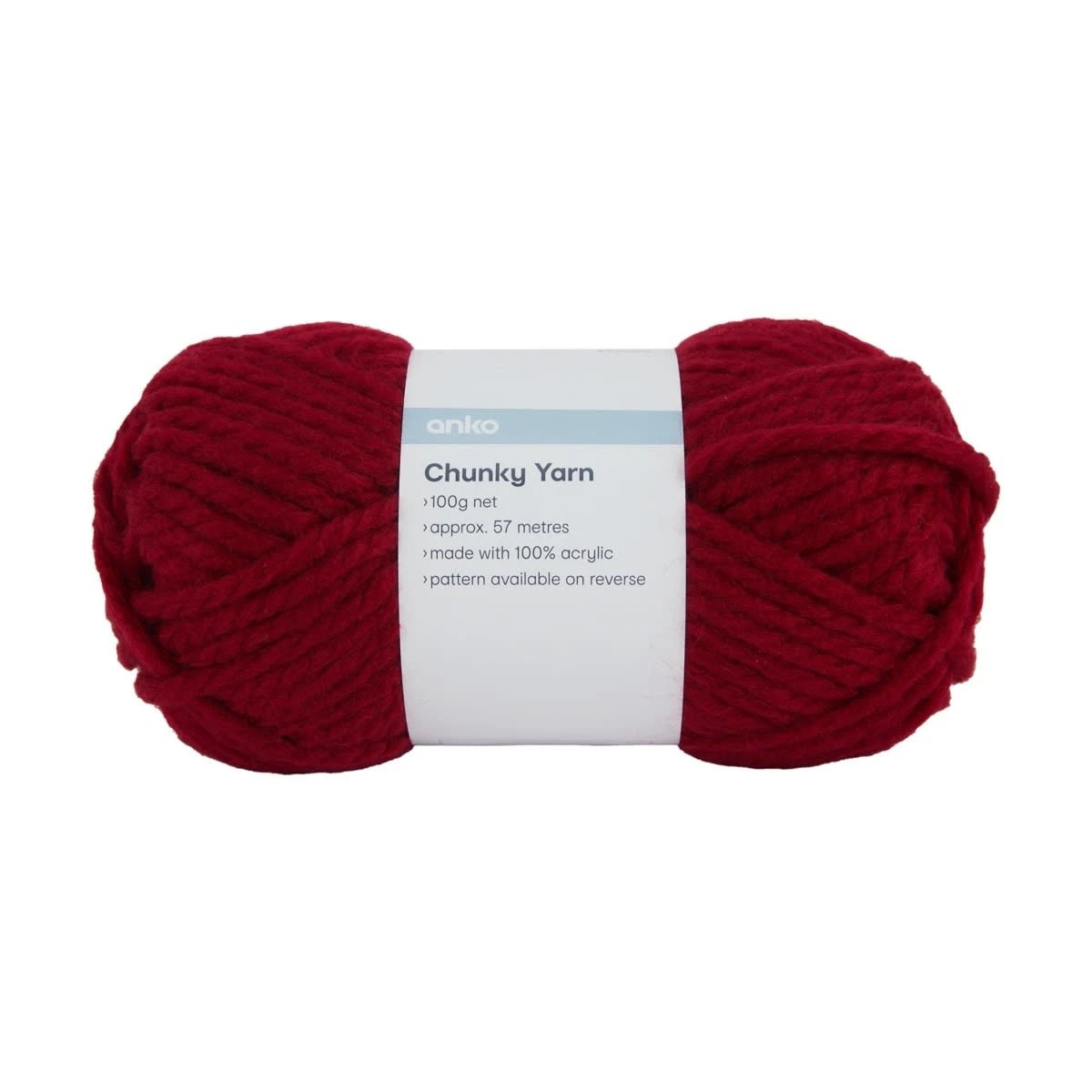 1 Chunky Yarn - Autumn Red, 1 of 3