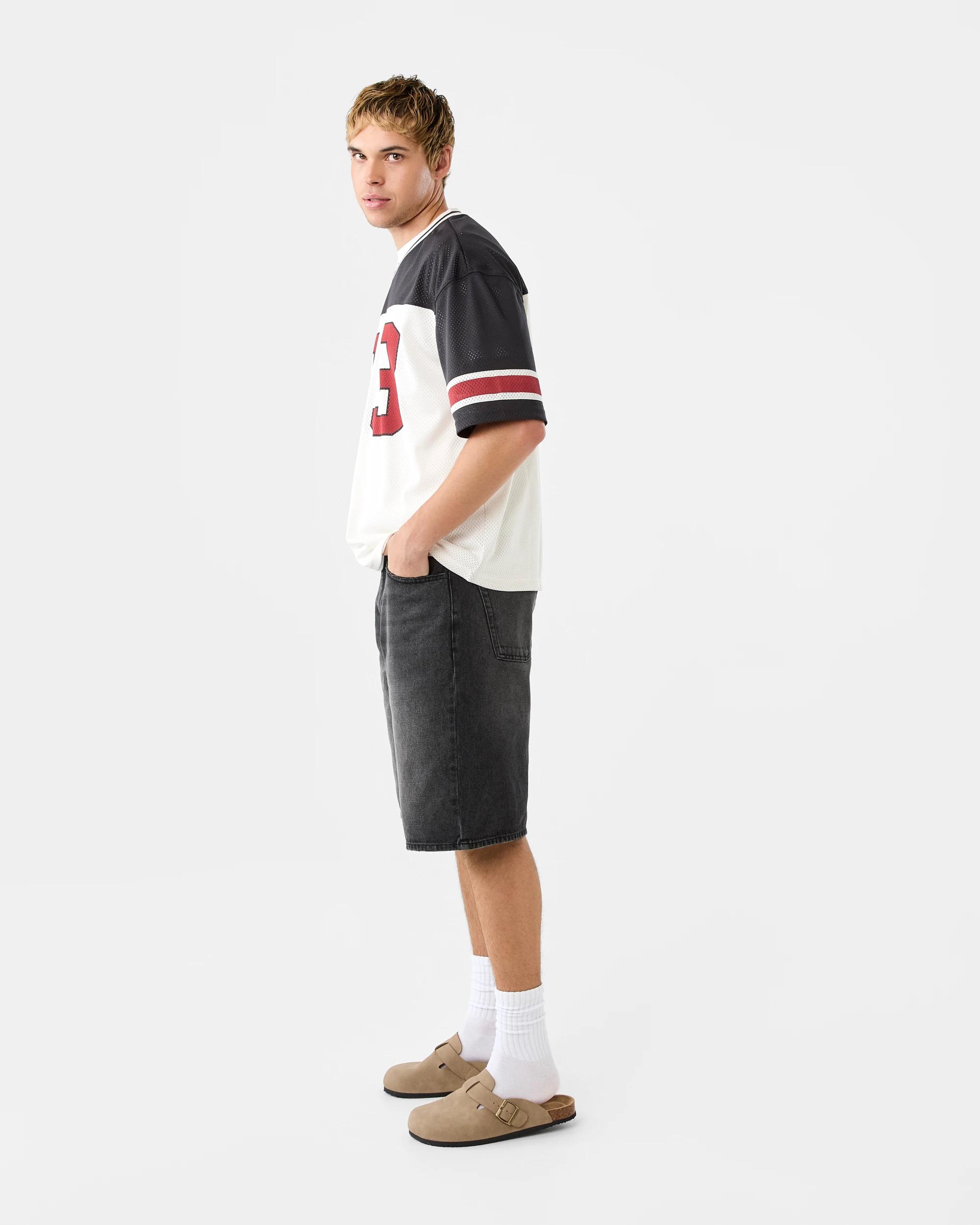 3 Boxy Mesh Panel T-shirt Bge 93, 3 of 9