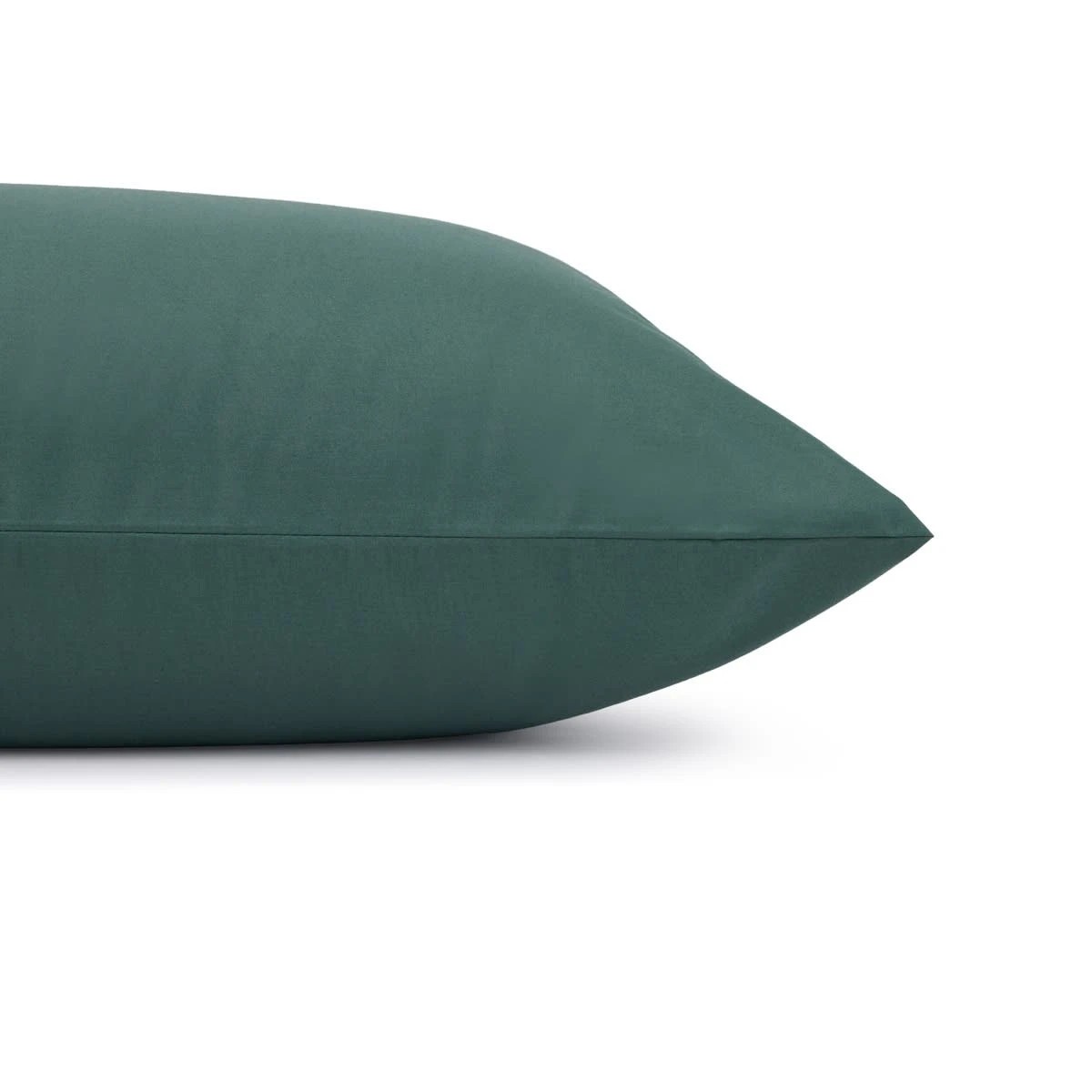 4 225 Thread Count Cotton Rich Standard Pillowcase - Teal, 4 of 4