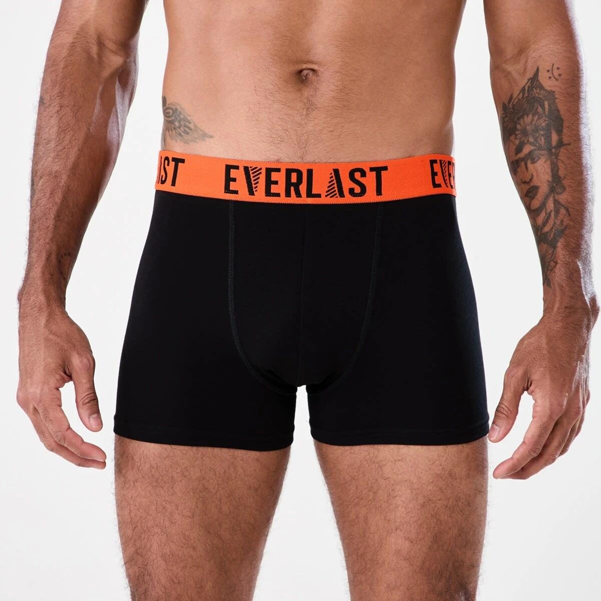 3 3 Pack Everlast Mens Workwear Trunks BLUE CAMO, 3 of 7