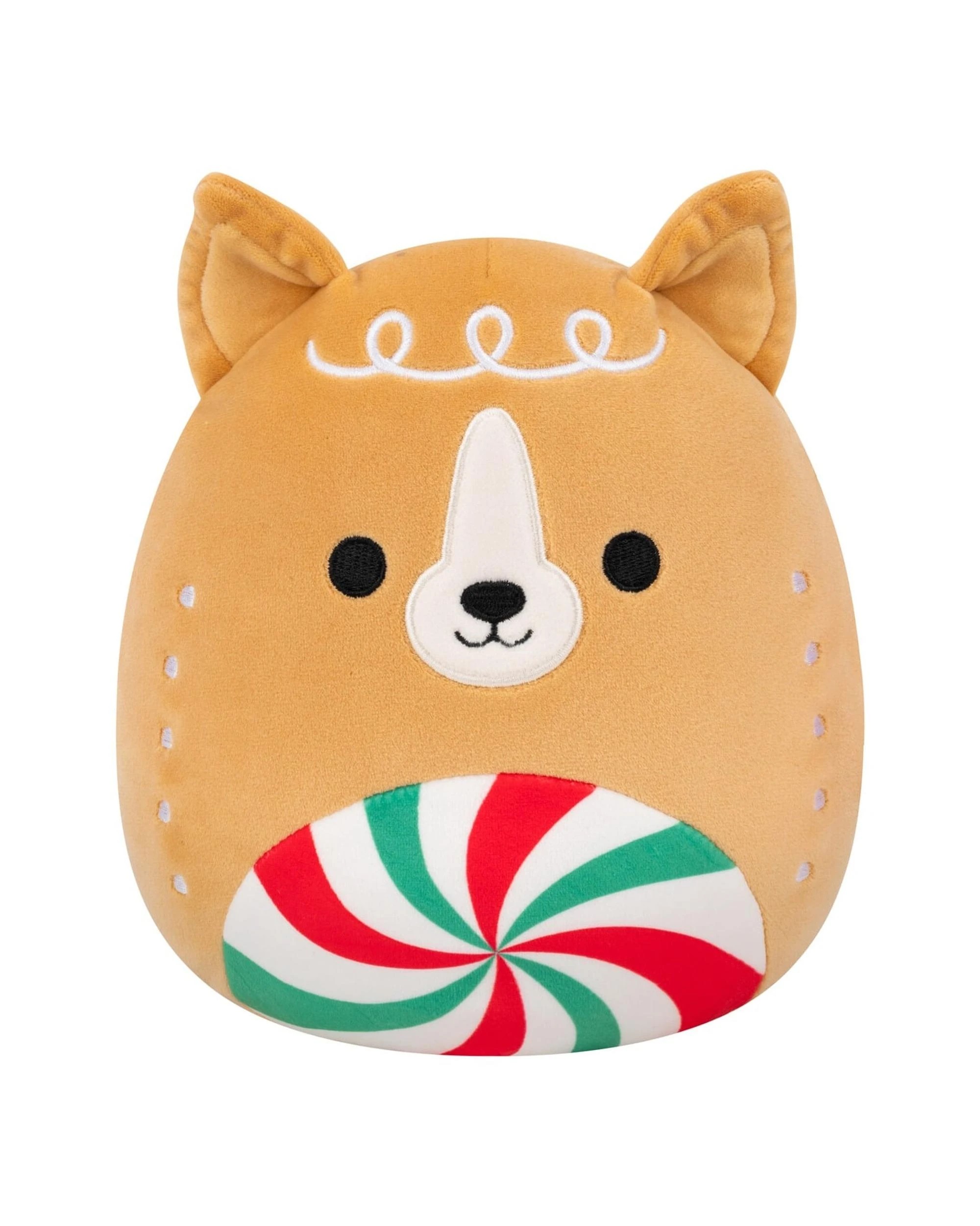 1 Squishmallows Christmas Louis the Gingerbread Terrier 5 inch Plush - Multi, 1 of 3