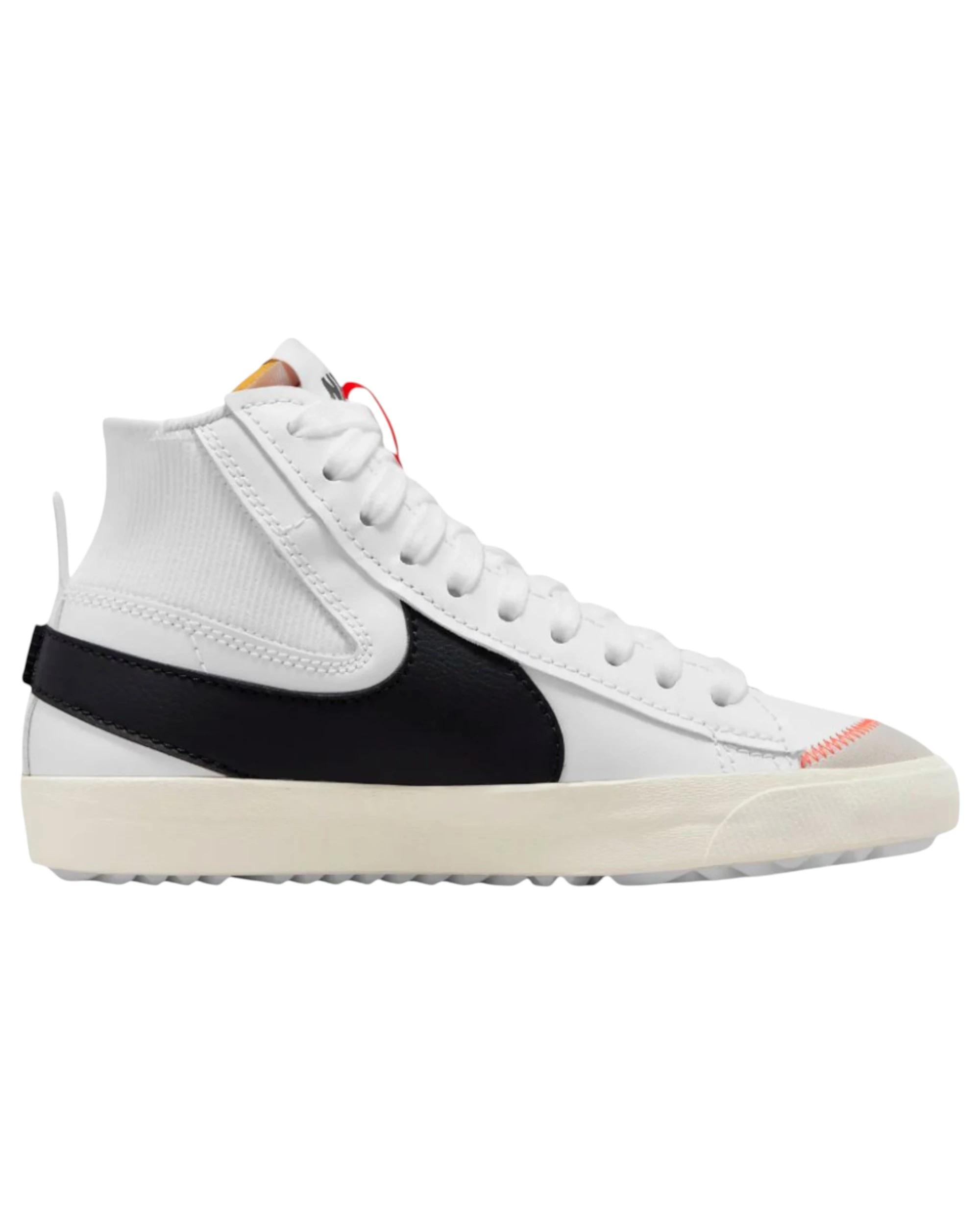 1 Nike Mens Blazer Mid 77 Jumbo White/ Black Athletic Shoes WHITE/BLACK, 1 of 9