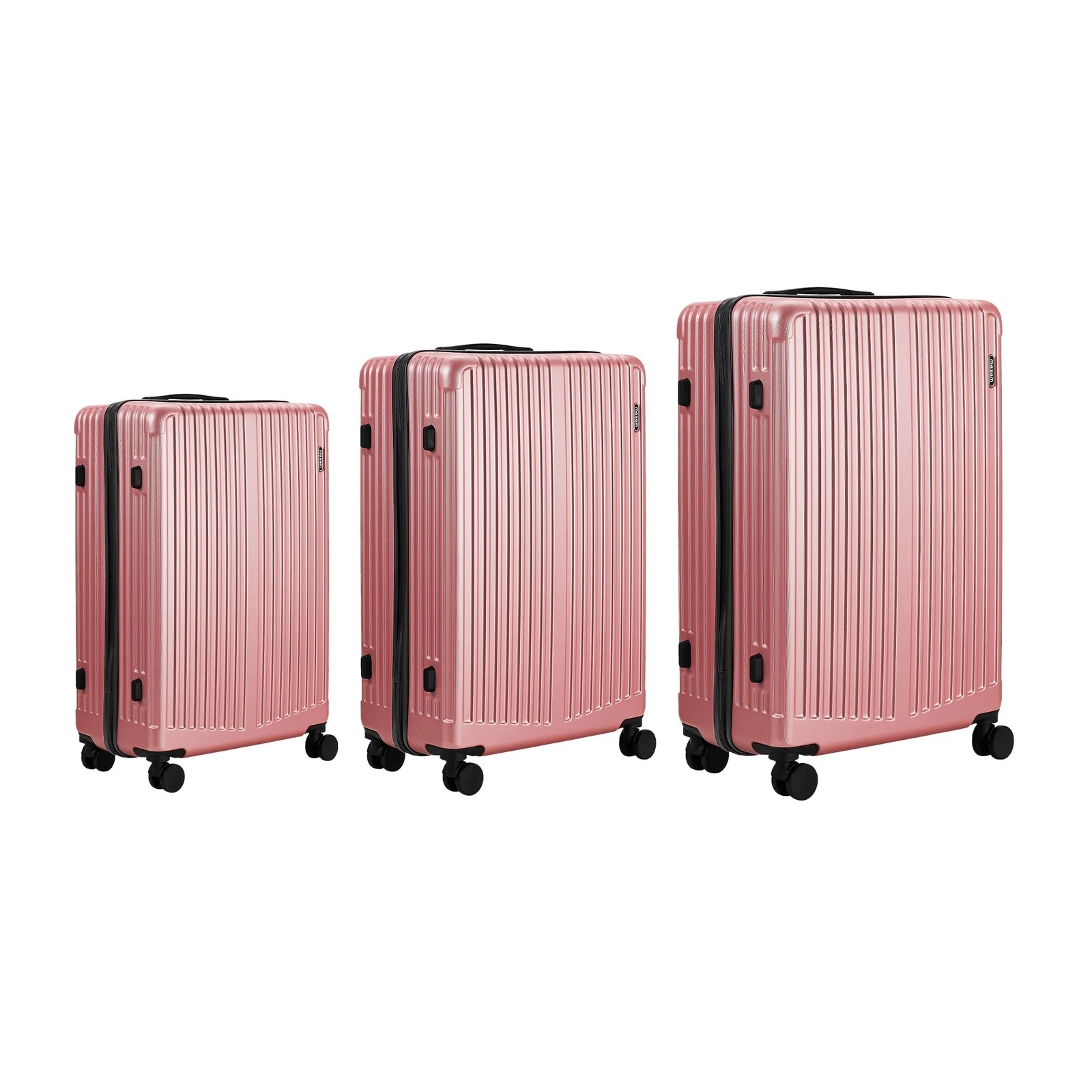 6 Mazam 3PCS Luggage Suitcase Trolley Set TSA Lock Hard Case - Pink, 6 of 9