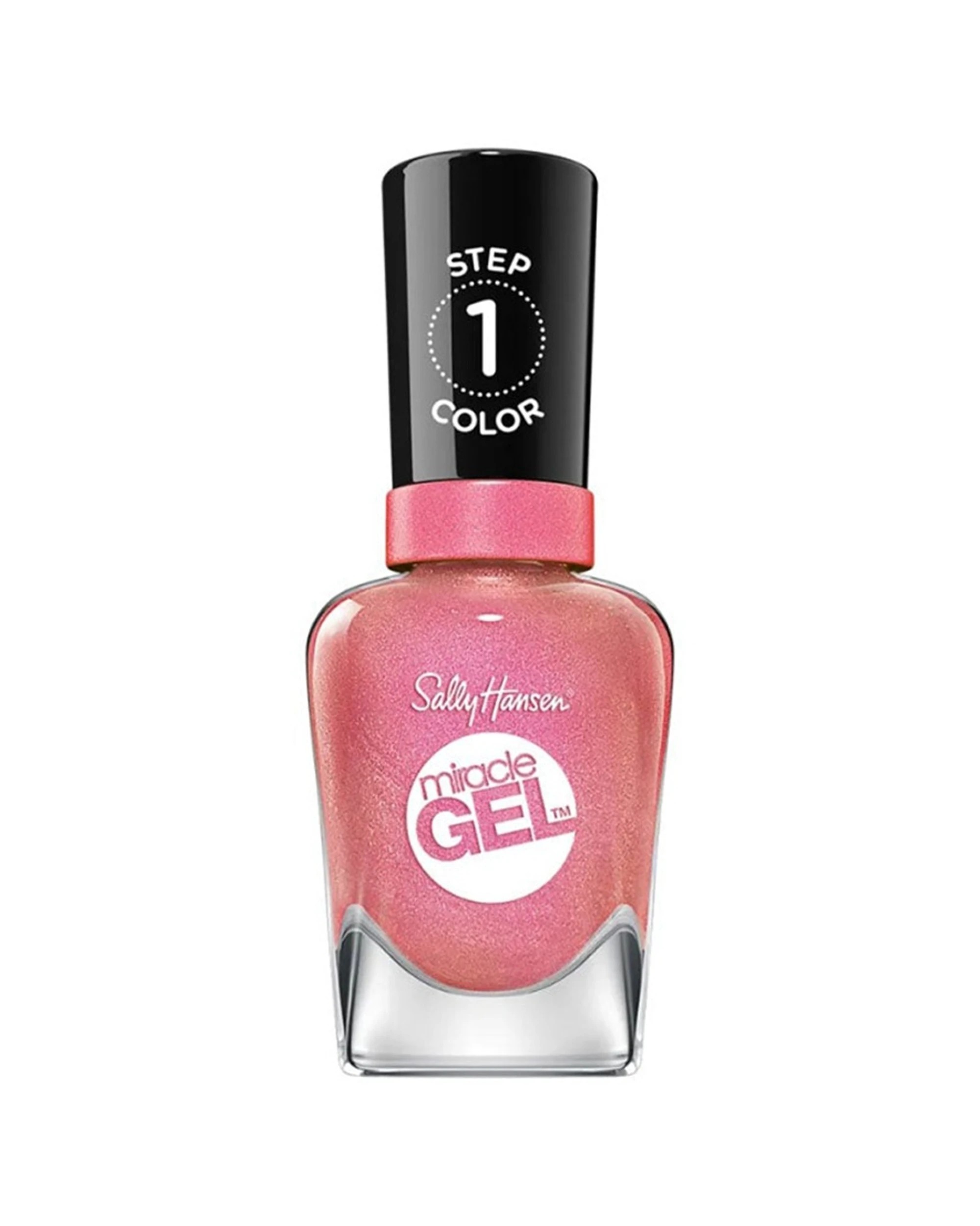 1 Sally Hansen Miracle Gel Nail Polish Eternally Grapefruit Long-Wear Chip Resistant, 1 of 1