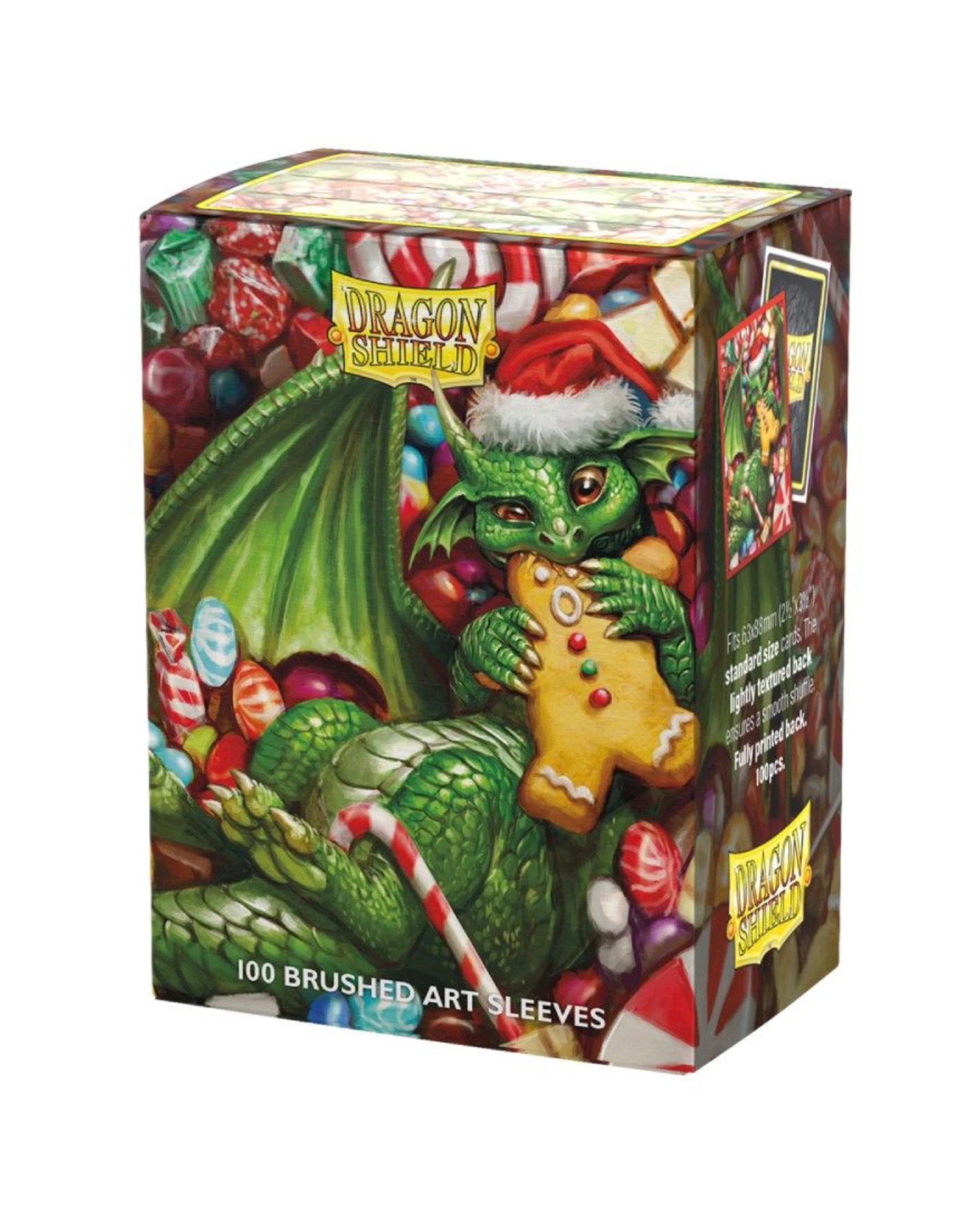 1 Dragon Shield: Christmas 2024 Brushed Art Sleeves 100 Pack, 1 of 2