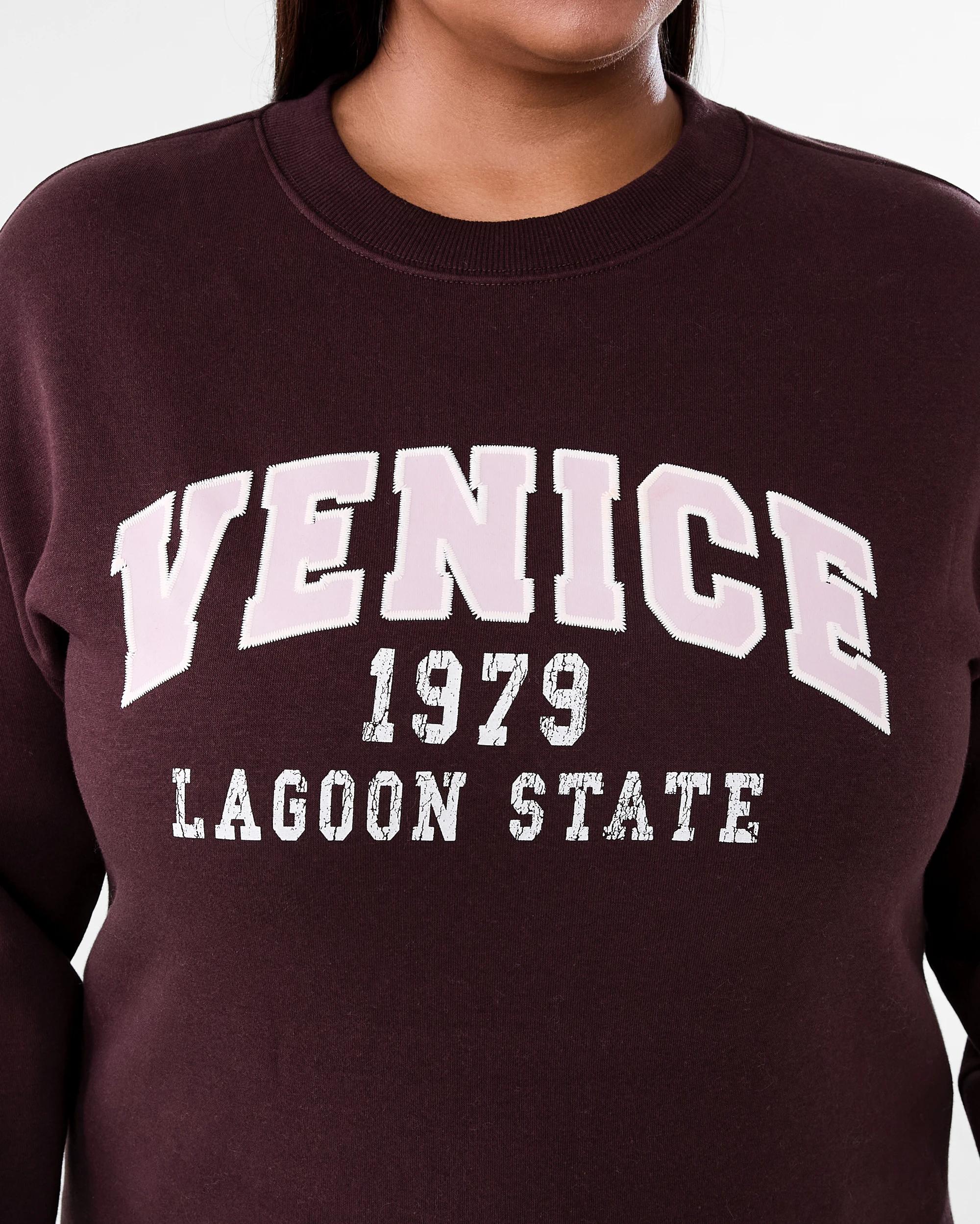 6 Curve Long Sleeve Crew Neck Sweatshirt Venice, 6 of 6