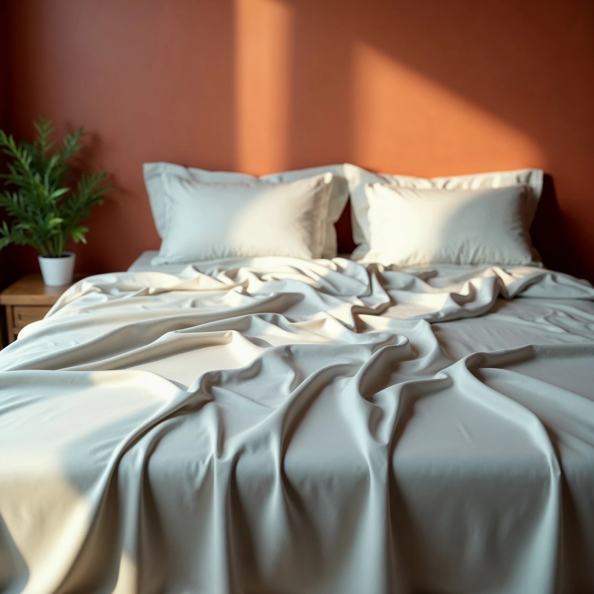 1 Royal Comfort 1000TC Balmain Hotel Grade Bamboo Cotton Sheets Pillowcases Set - Queen Bed - Grey, 1 of 4