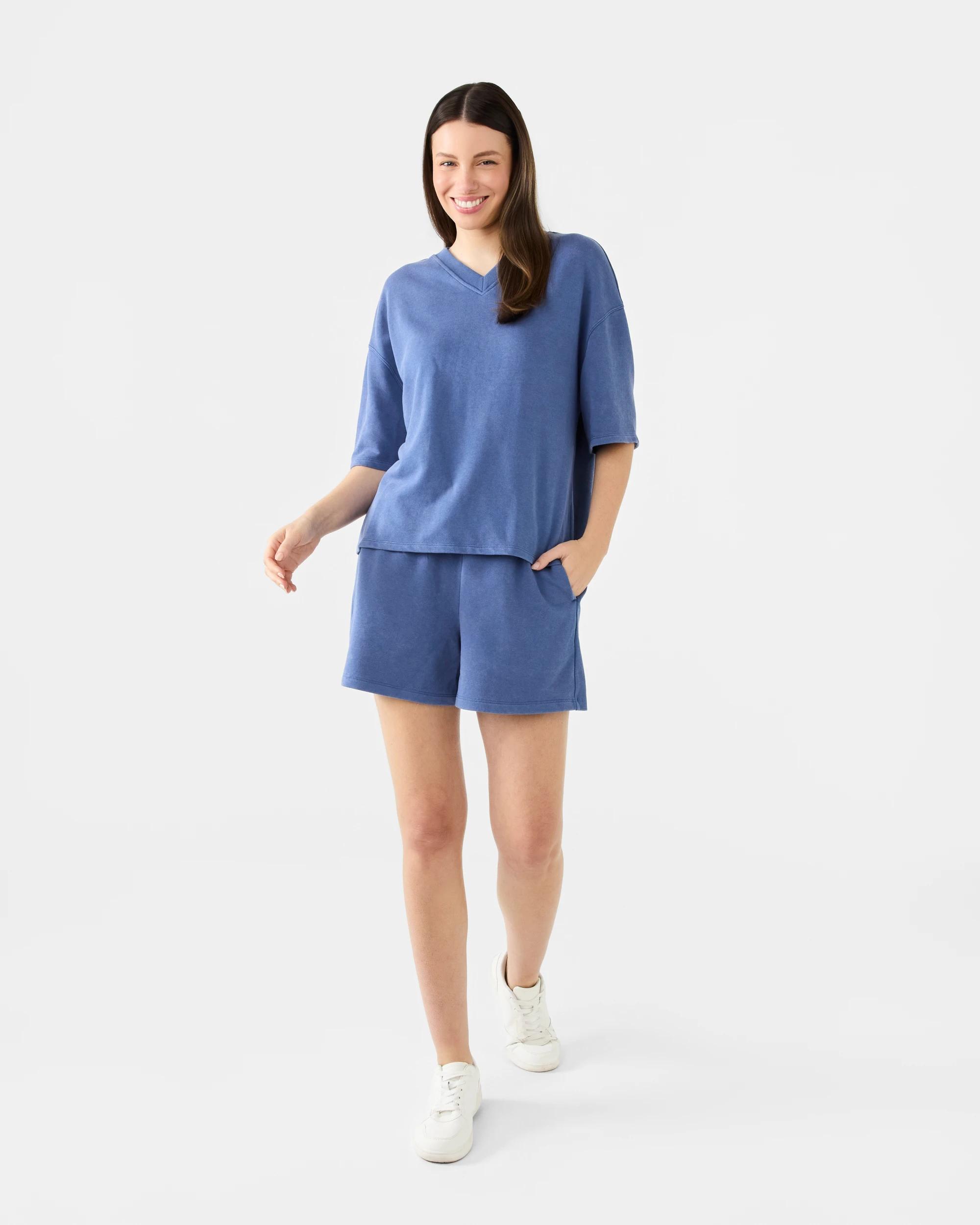 7 Rib Panel Shorts Orbit Blu, 7 of 7