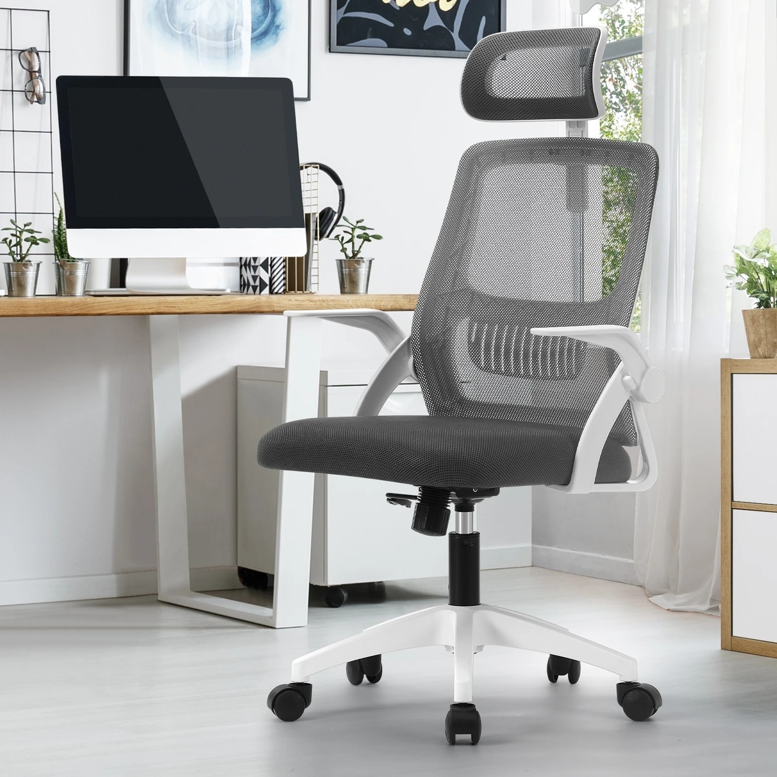 2 Oikiture Mesh Office Chair Fabric
 - Multi, 2 of 10