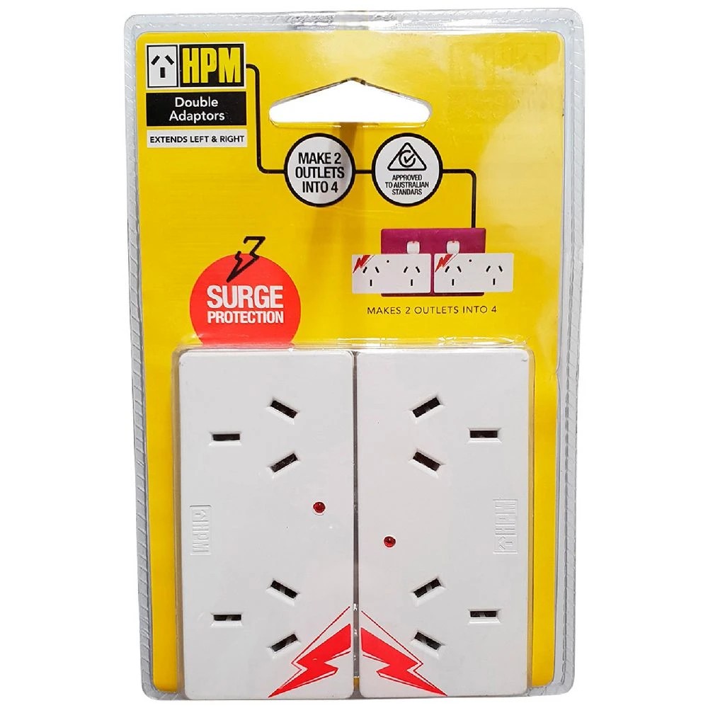 1 HPM Surge Protected Adaptors 2 Pack, 1 of 1