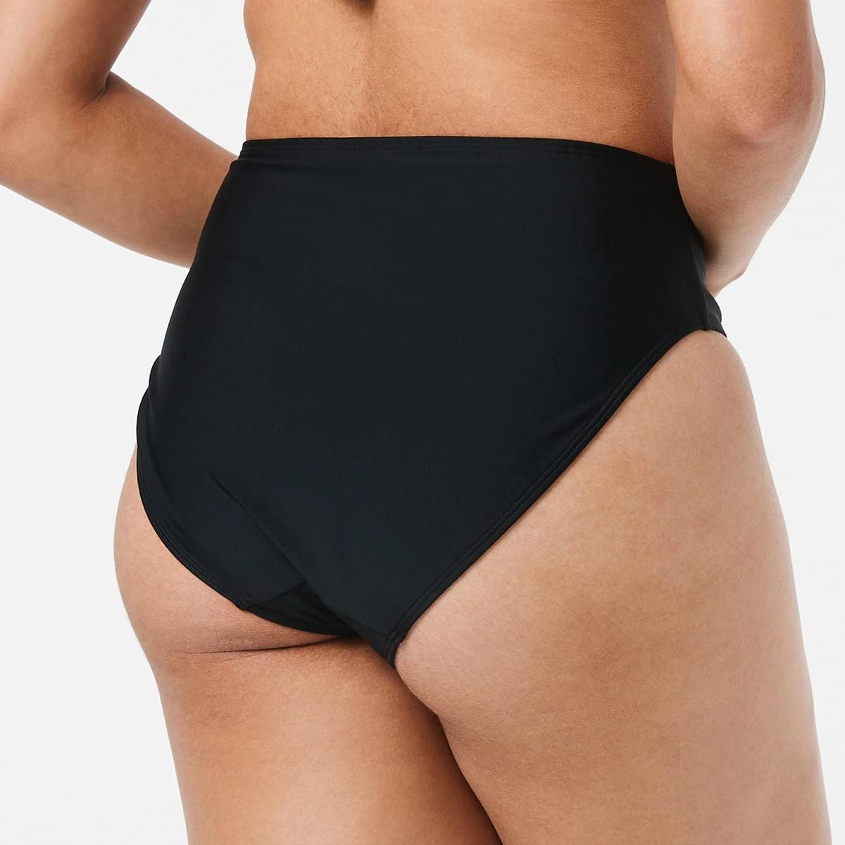 3 High Waisted Briefs Black, 3 of 4
