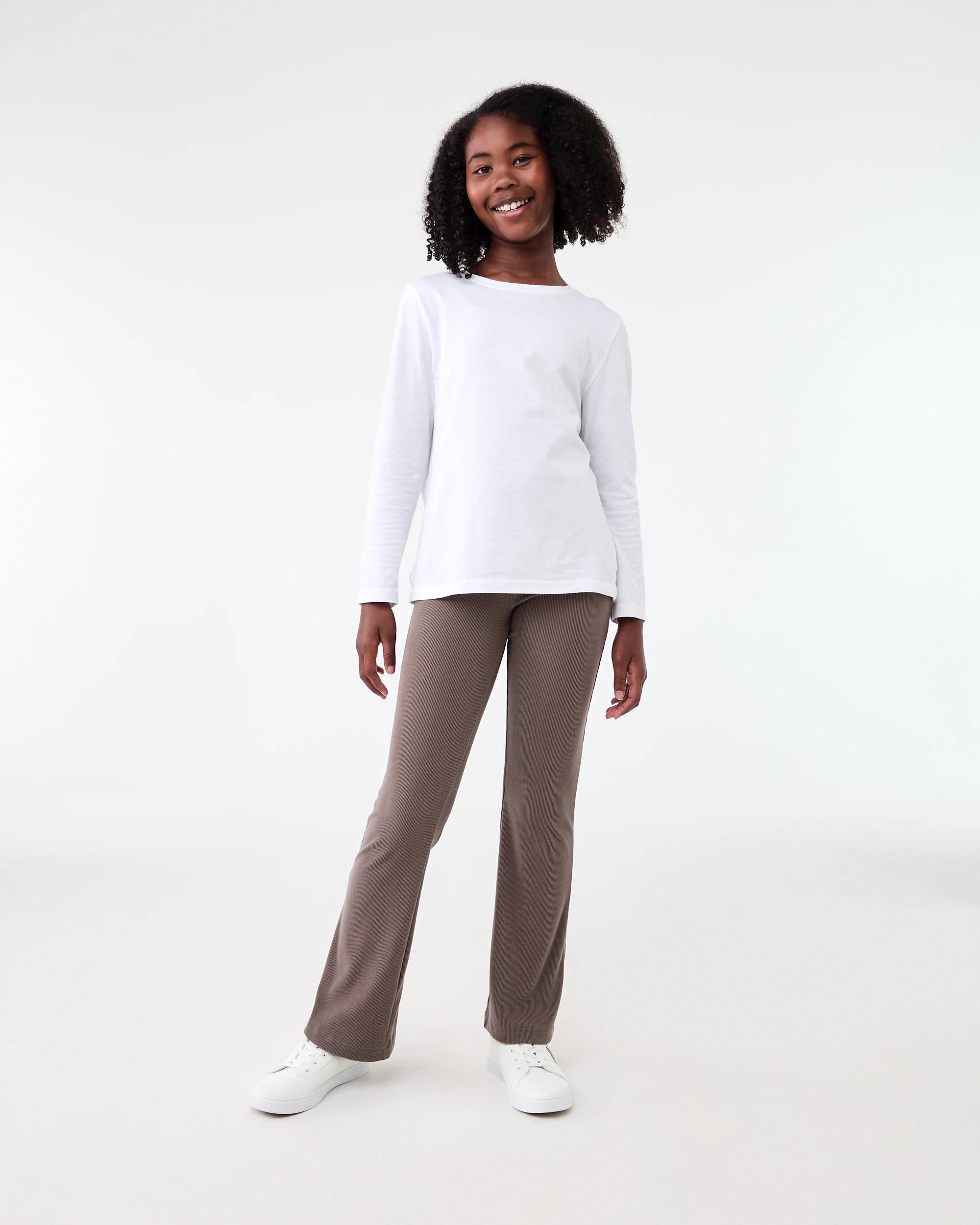 5 Rib Flare Leggings Mlky Brwn, 5 of 5