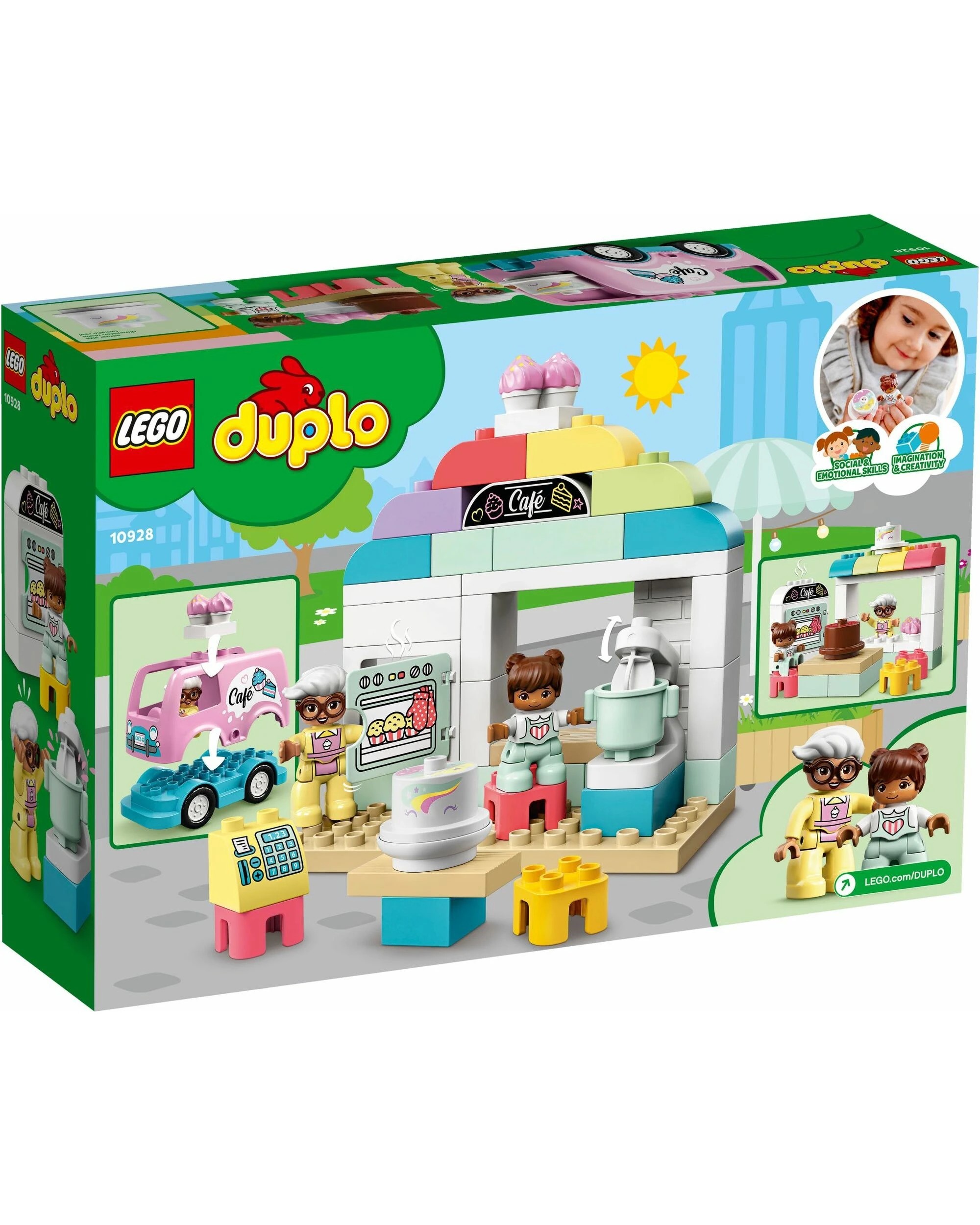 4 LEGO 10928 DUPLO Town Bakery, Cafe & Delivery Van Playset, 4 of 4