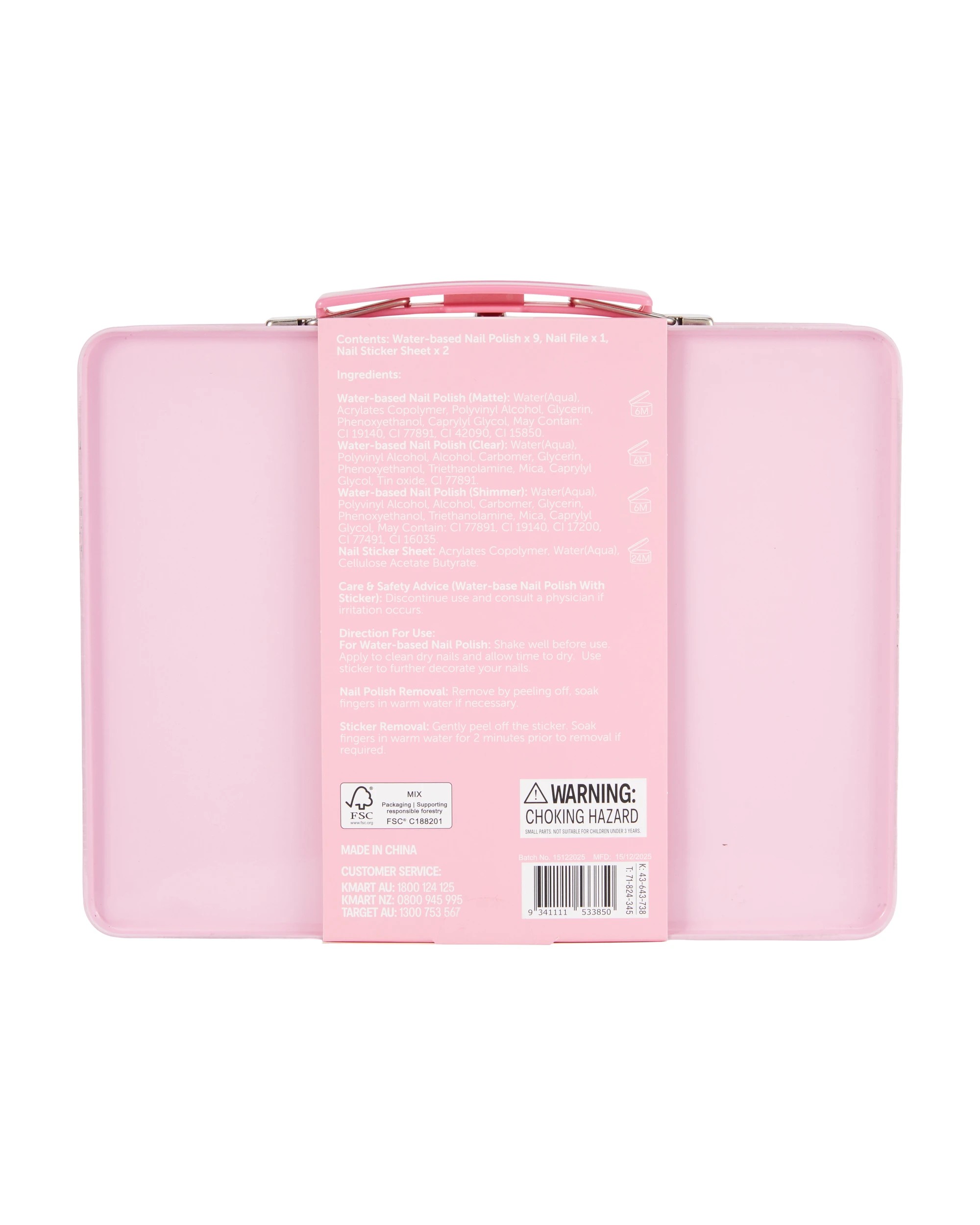 6 OXX Junior Nail Polish and Sticker Set, 6 of 6