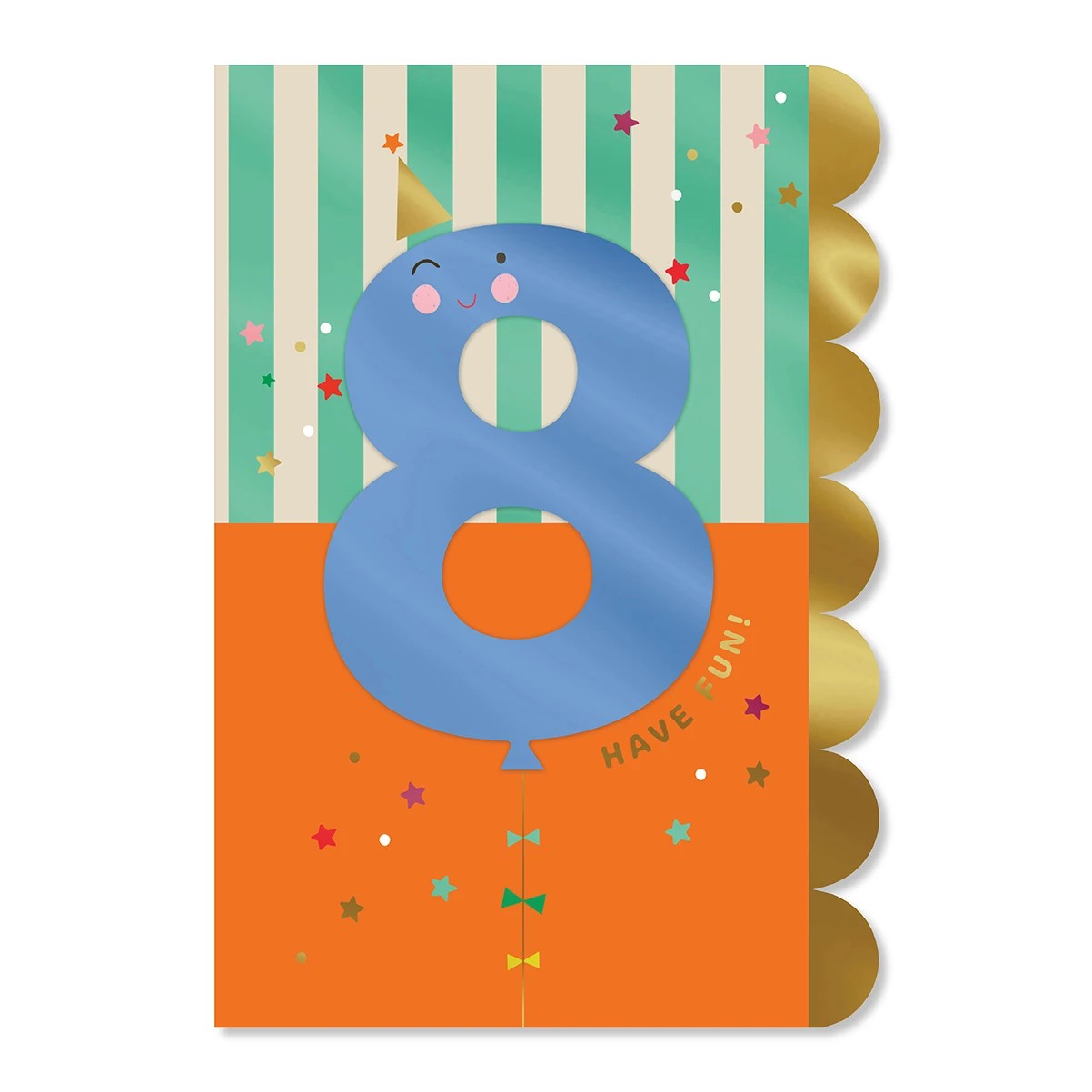 3 Hallmark 8th Birthday Card - Balloon, 3 of 3