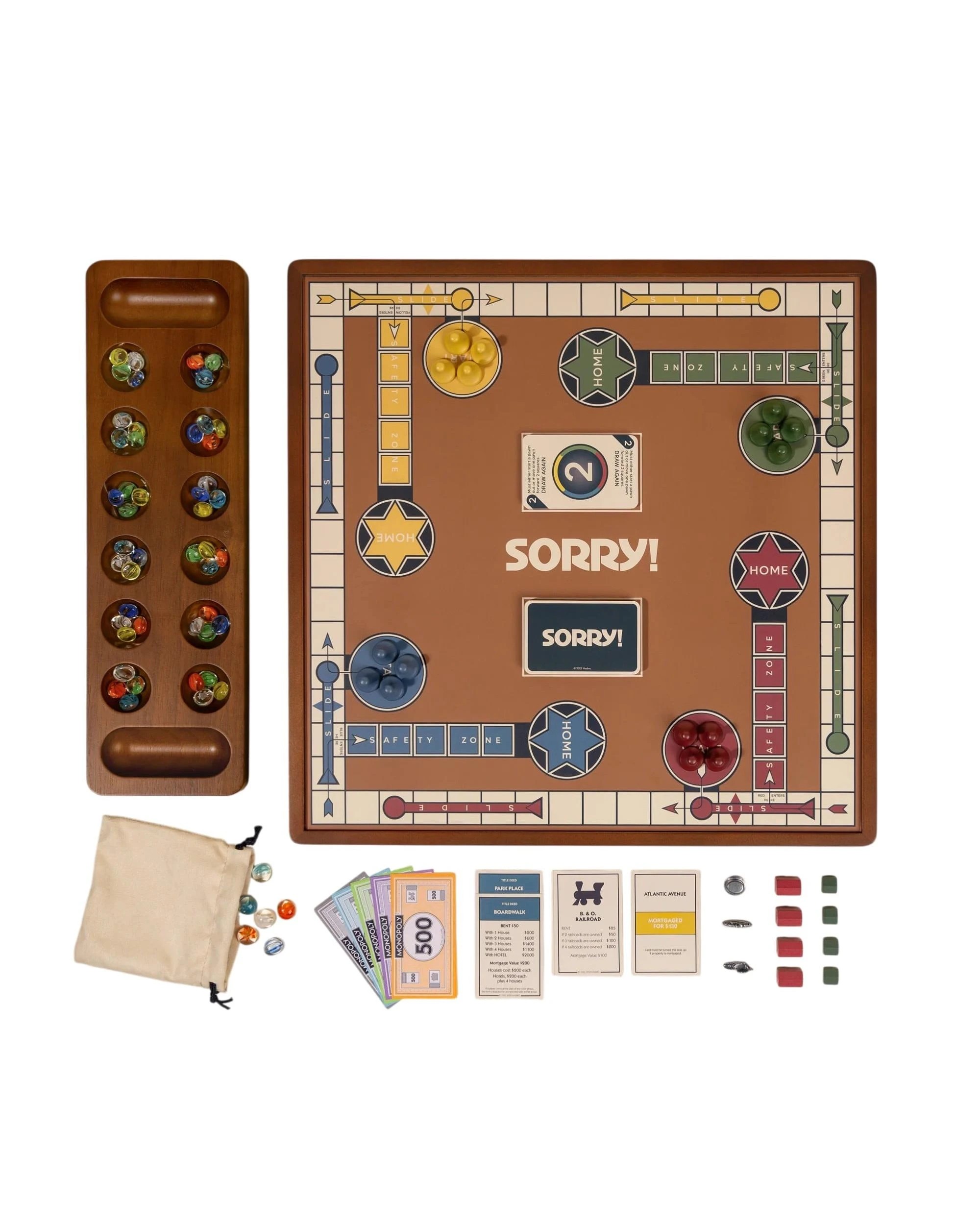 3 3-in-1 Premium Game Collection: Monopoly, Sorry and Mancala Board Game, 3 of 9