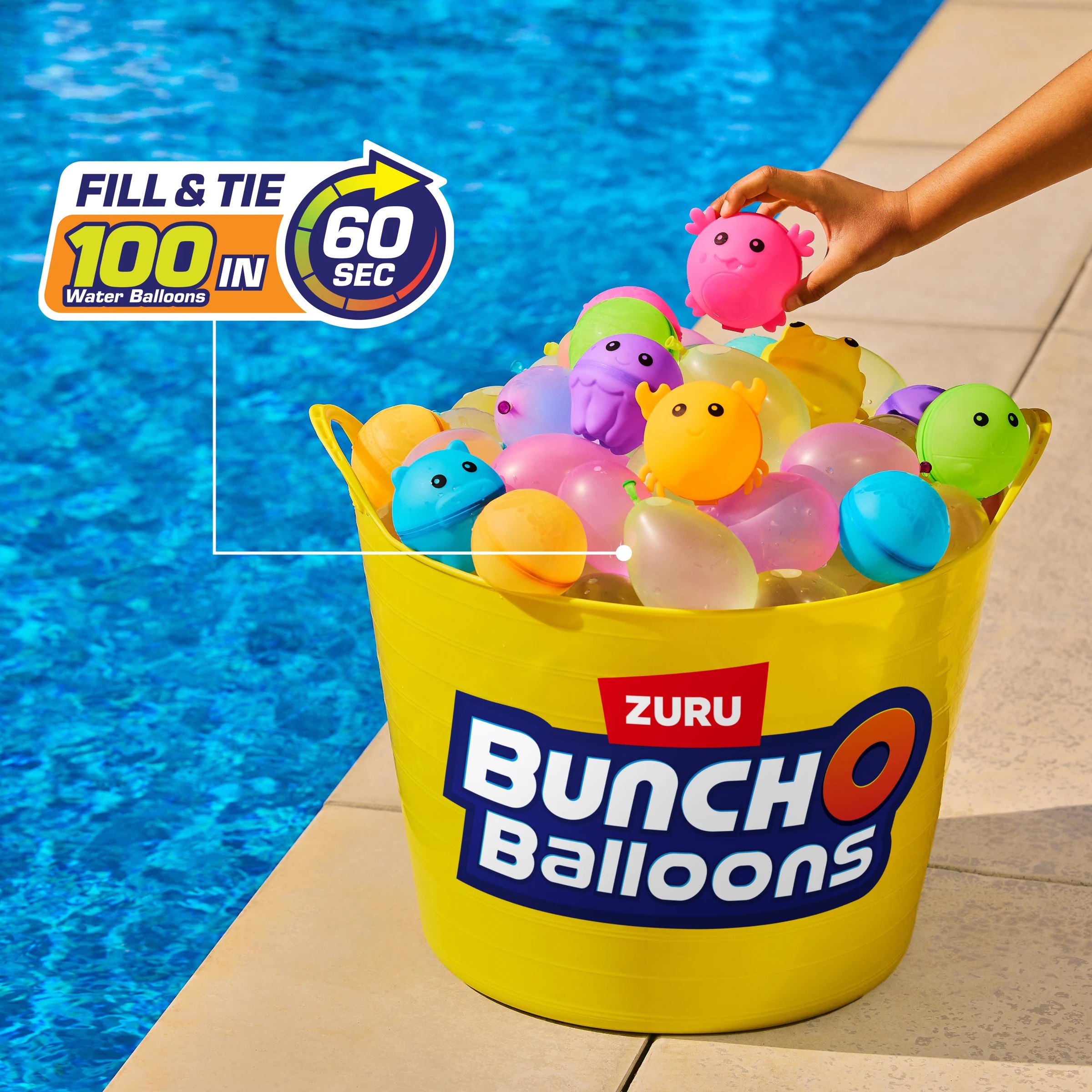 5 3 Pack Zuru Bunch O Balloons Tropical Party! Self-Sealing Water Balloons, 5 of 8