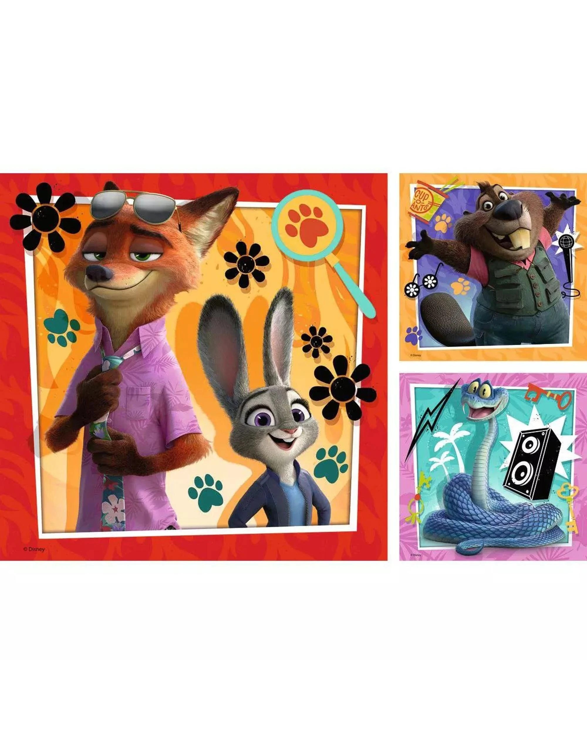 2 Ravensburger Disney Zootopia 2 A New Mission 3 x 49 Piece Jigsaw Puzzle 3 Pack, 2 of 6