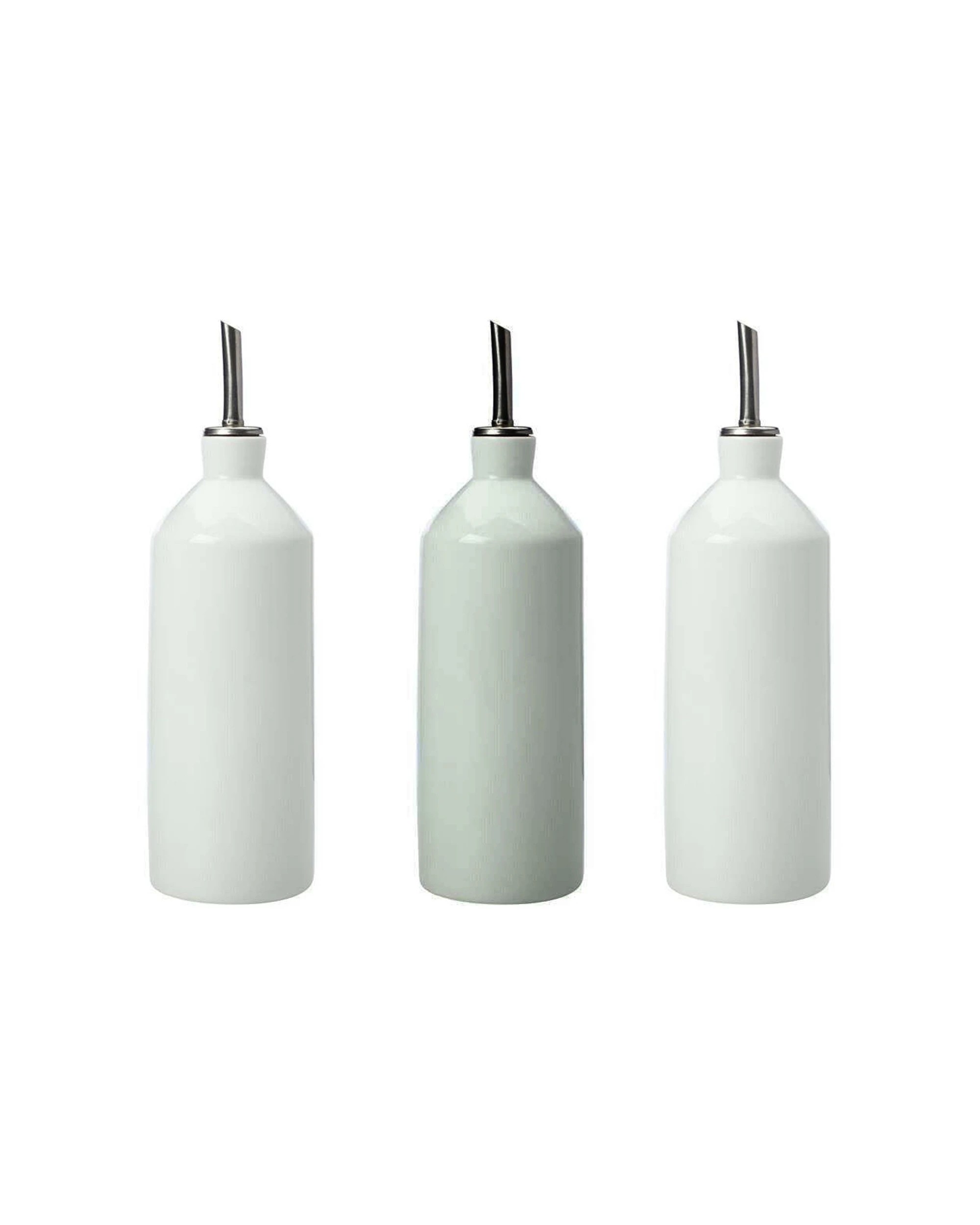 1 Maxwell & Williams 3PK White Basics 500ml Porcelain Oil Bottle Elegant - White, 1 of 1