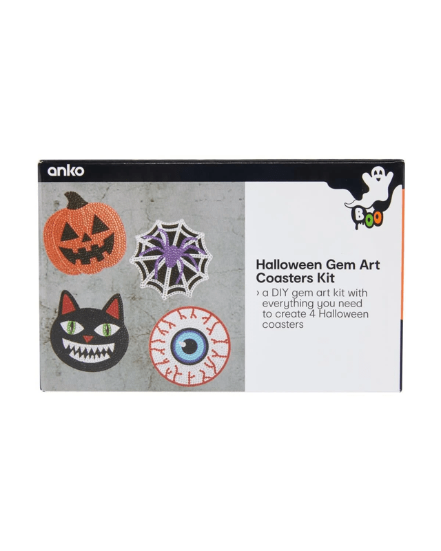 Halloween Gem Art Coasters