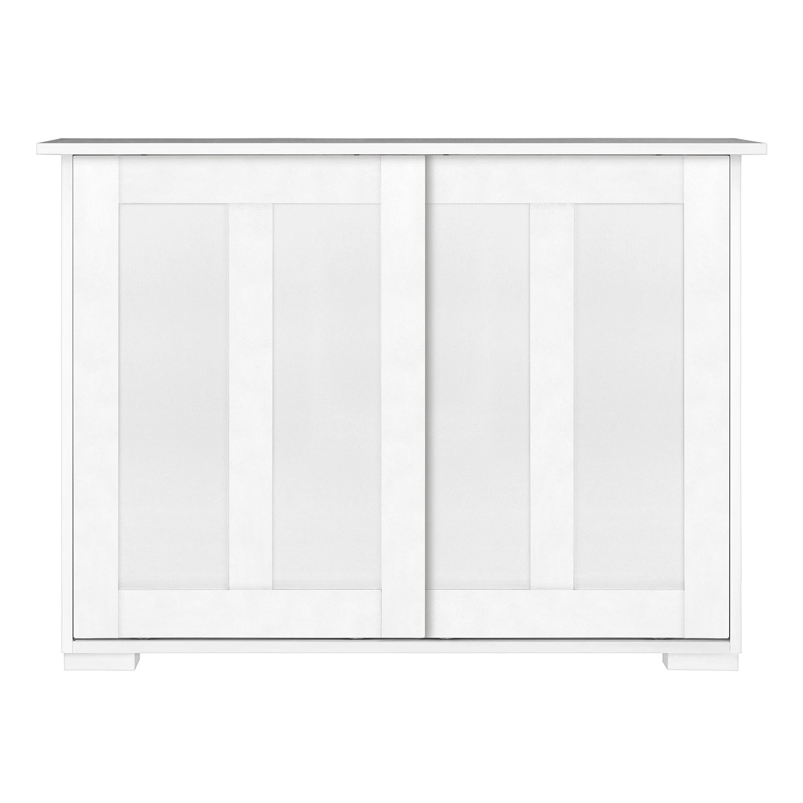 6 Oikiture Buffet Sideboard Cabinet Storage Cupboard Hallway Table
 - White, 6 of 10