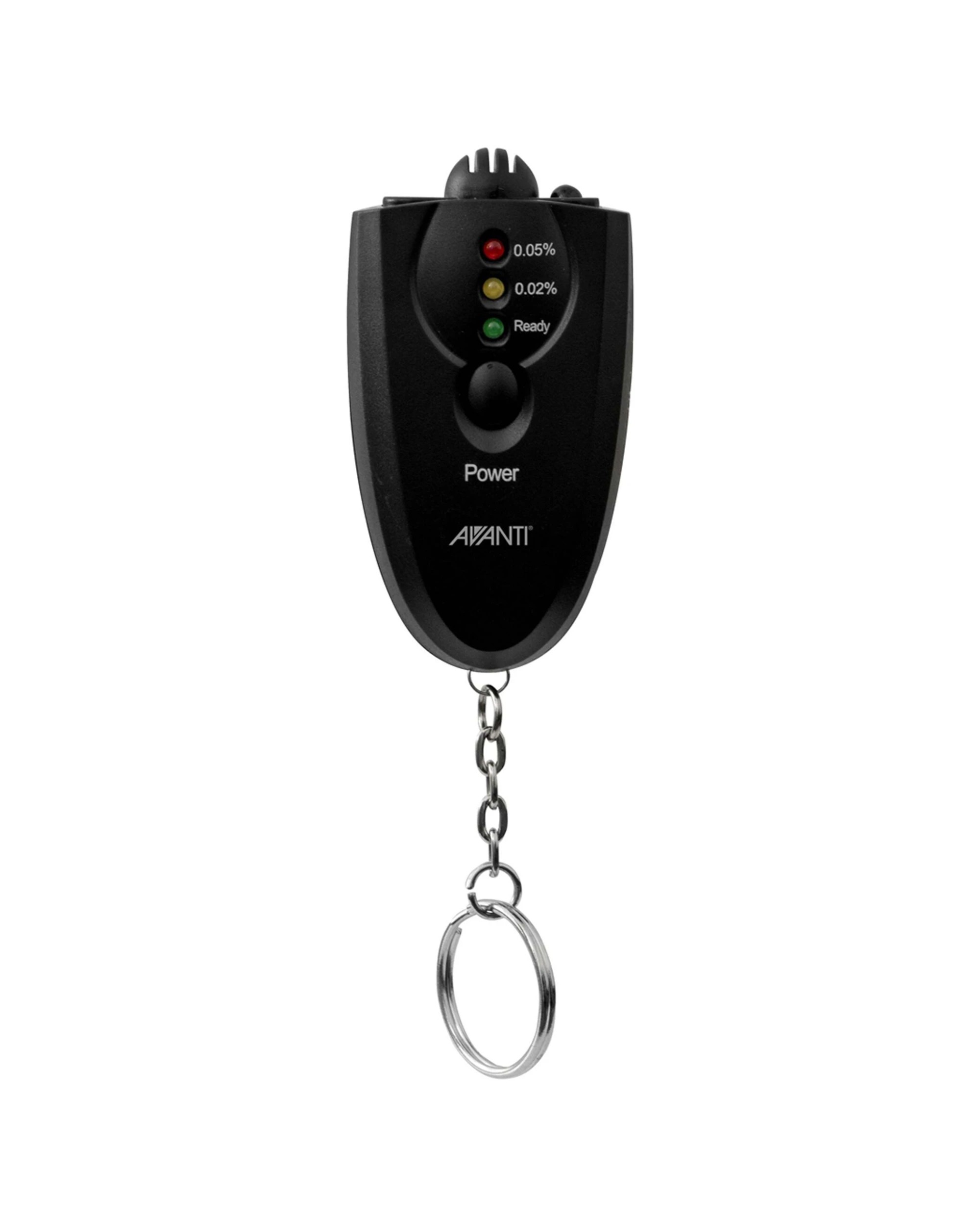 1 Avanti Led Alcohol Tester Breathalyser Portable Keychain With Led Torch - Black, 1 of 1