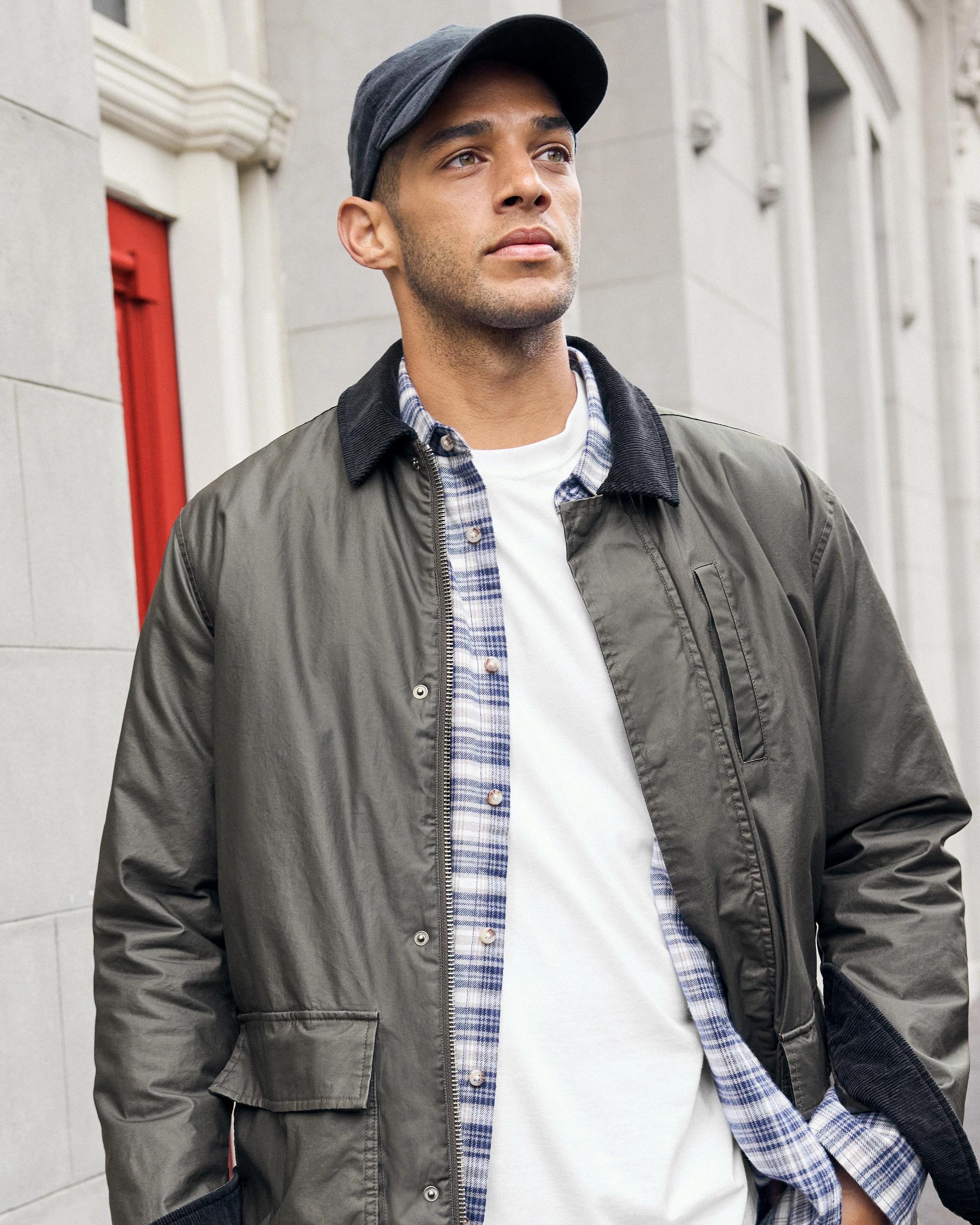 10 Target Man Australian Cotton Waxed Parka Jacket DARK OLIVE, 10 of 10