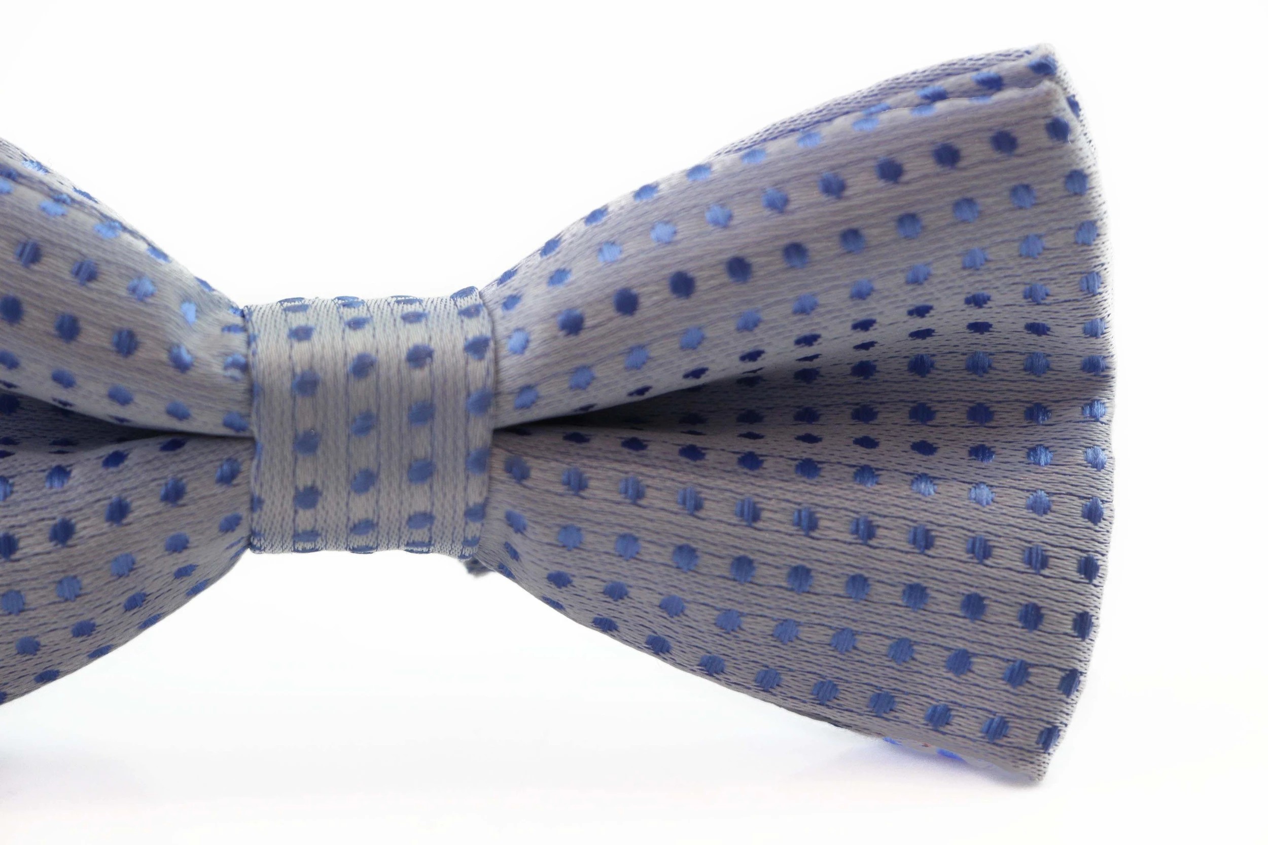 3 Zasel Boys Light Blue Polka Dot Pattern Bow Tie - Blue, 3 of 5