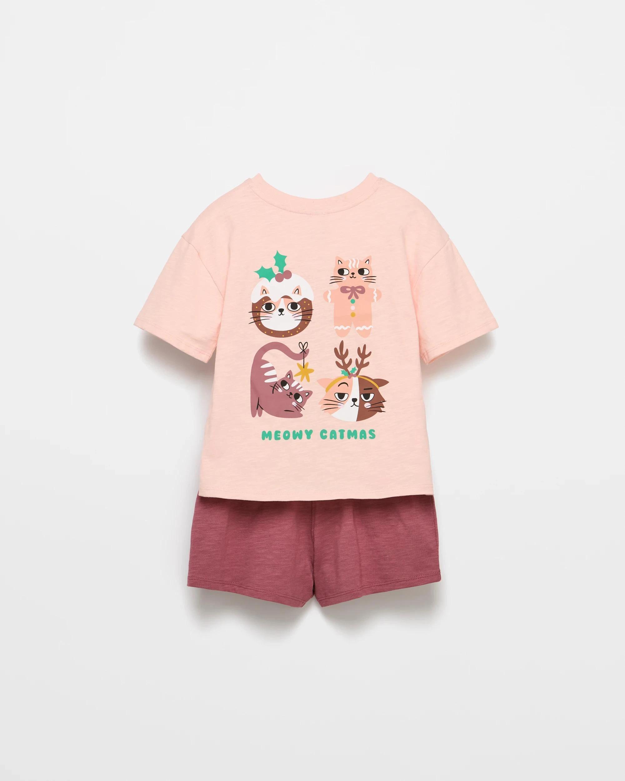 3 Target Kids Australian Cotton T-shirt and Short 2 Piece Set PINK, 3 of 3