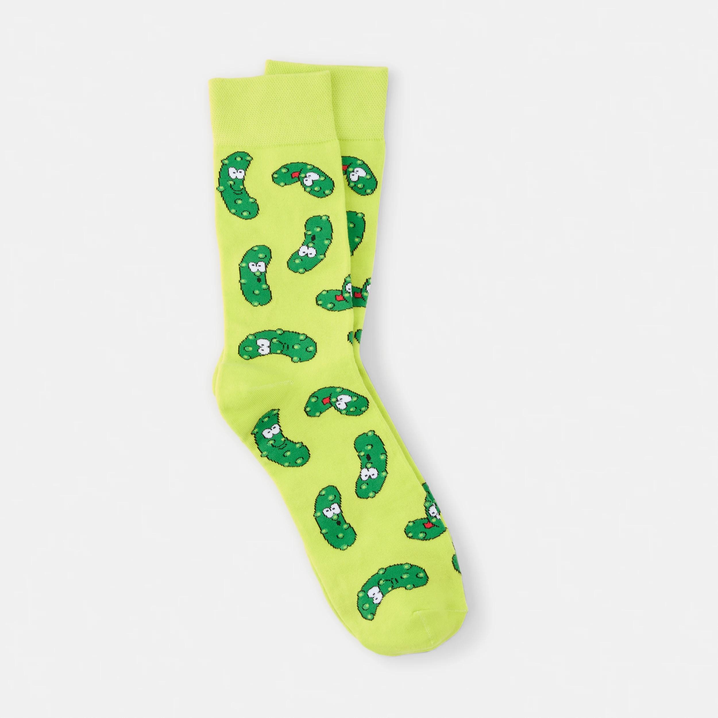 5 4 Pack Novelty Socks BIG DILL, 5 of 6
