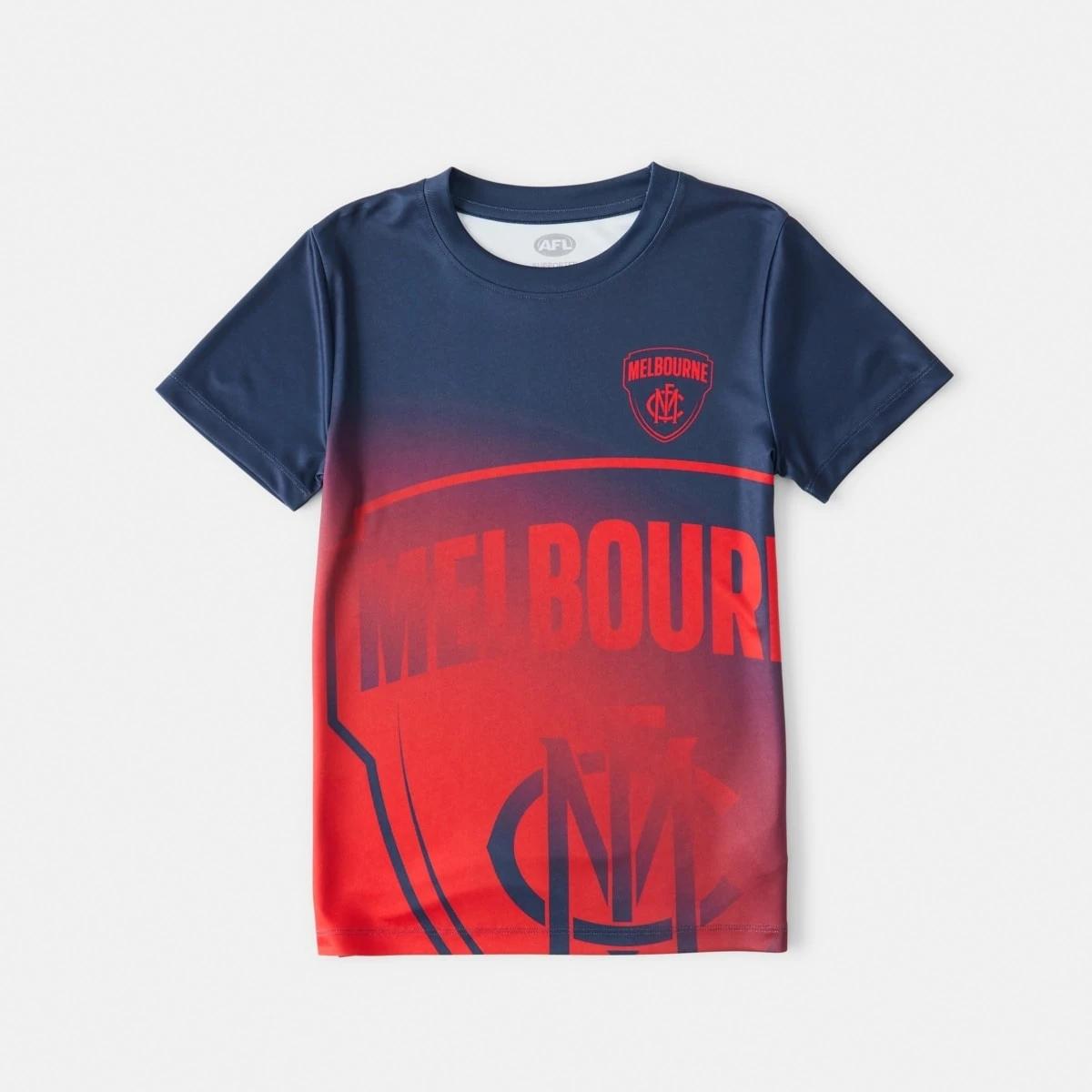 9 Official AFL Kids Training T-shirt Melbourne, 9 of 10