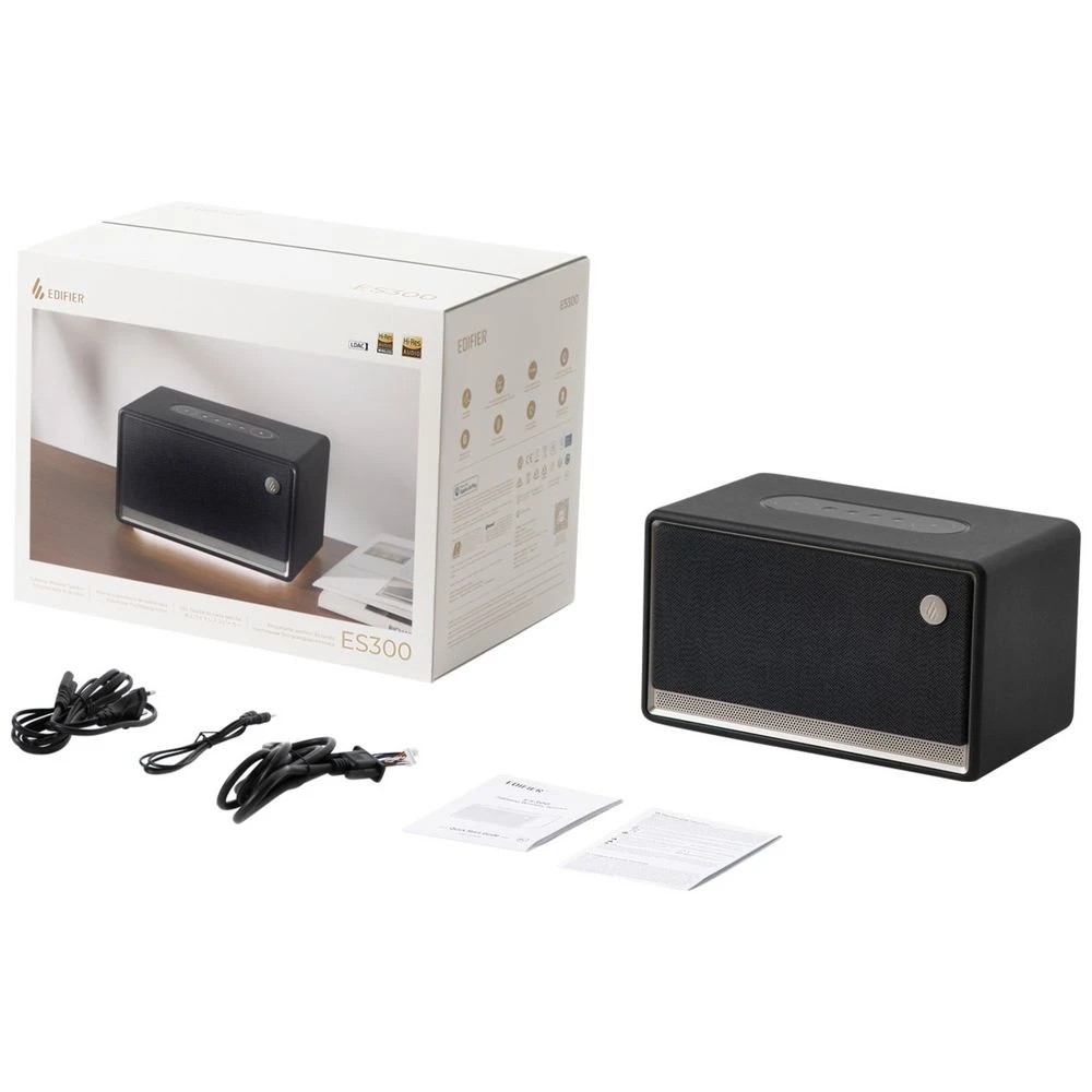 6 EDIFIER ES300 Tabletop Wireless Speaker Black, 6 of 8