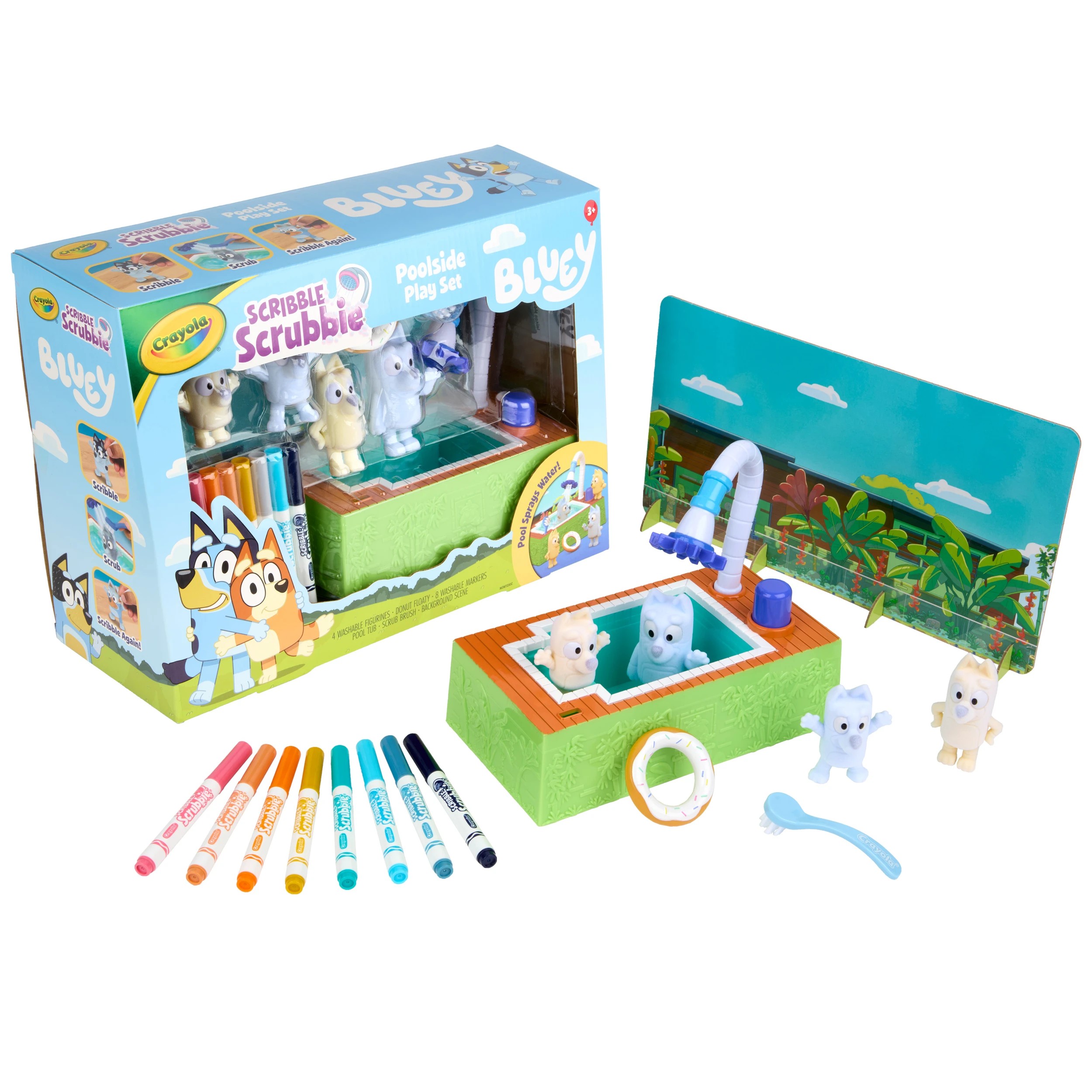 8 Crayola Bluey Poolside Scribble Scrubbie, 8 of 9