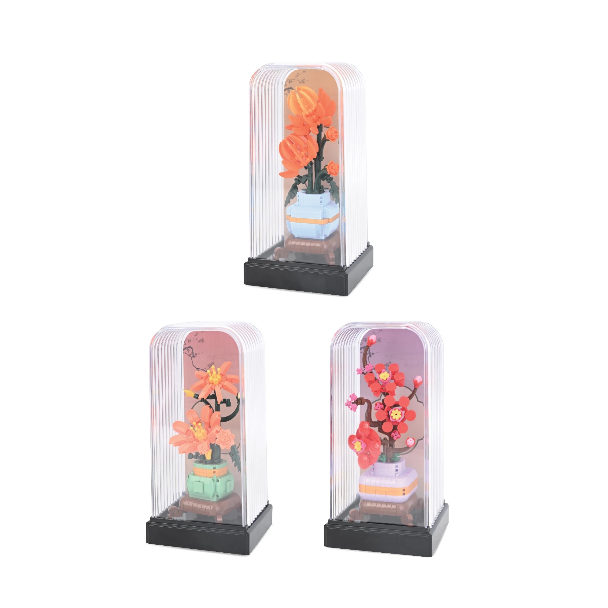 2 Mini Blocks Flower Series: Flower in Case Playset - Assorted, 2 of 10