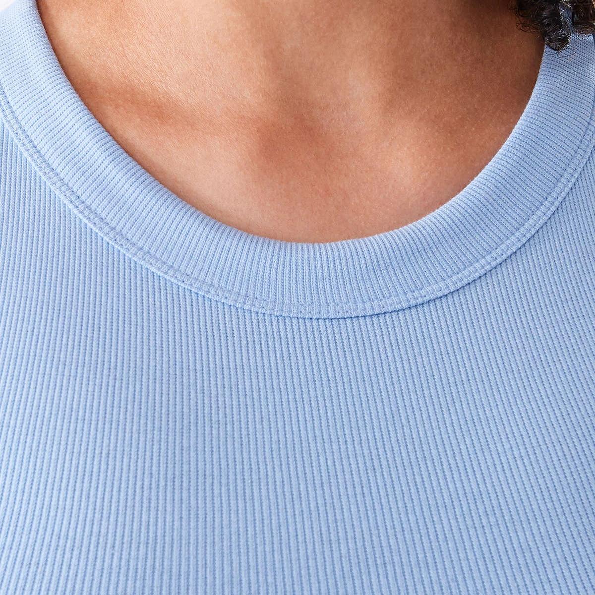 5 Sleeveless Rib Tank Seren Blue, 5 of 6