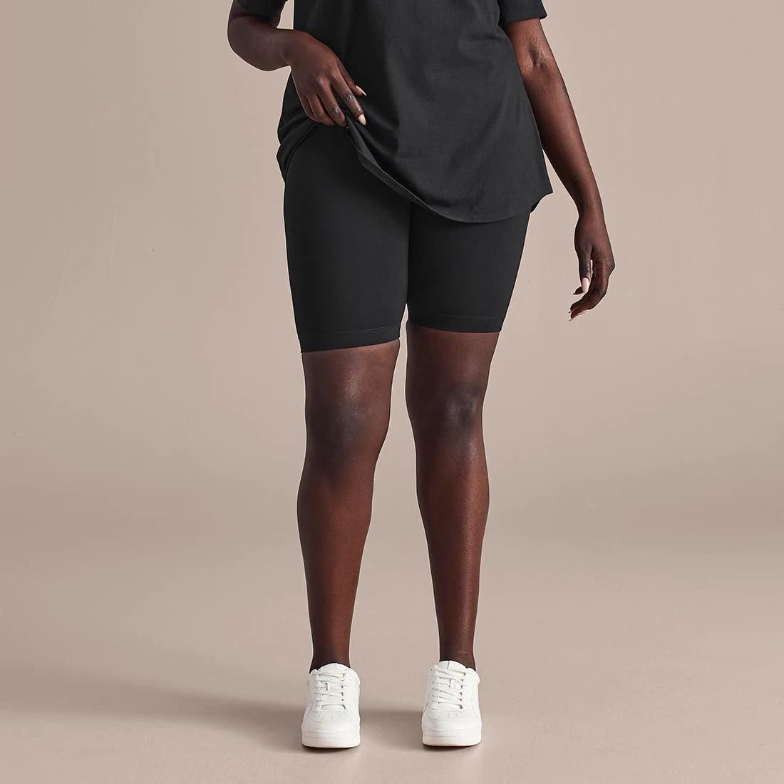 1 Target Curve Organic Cotton Bike Shorts BLACK, 1 of 6