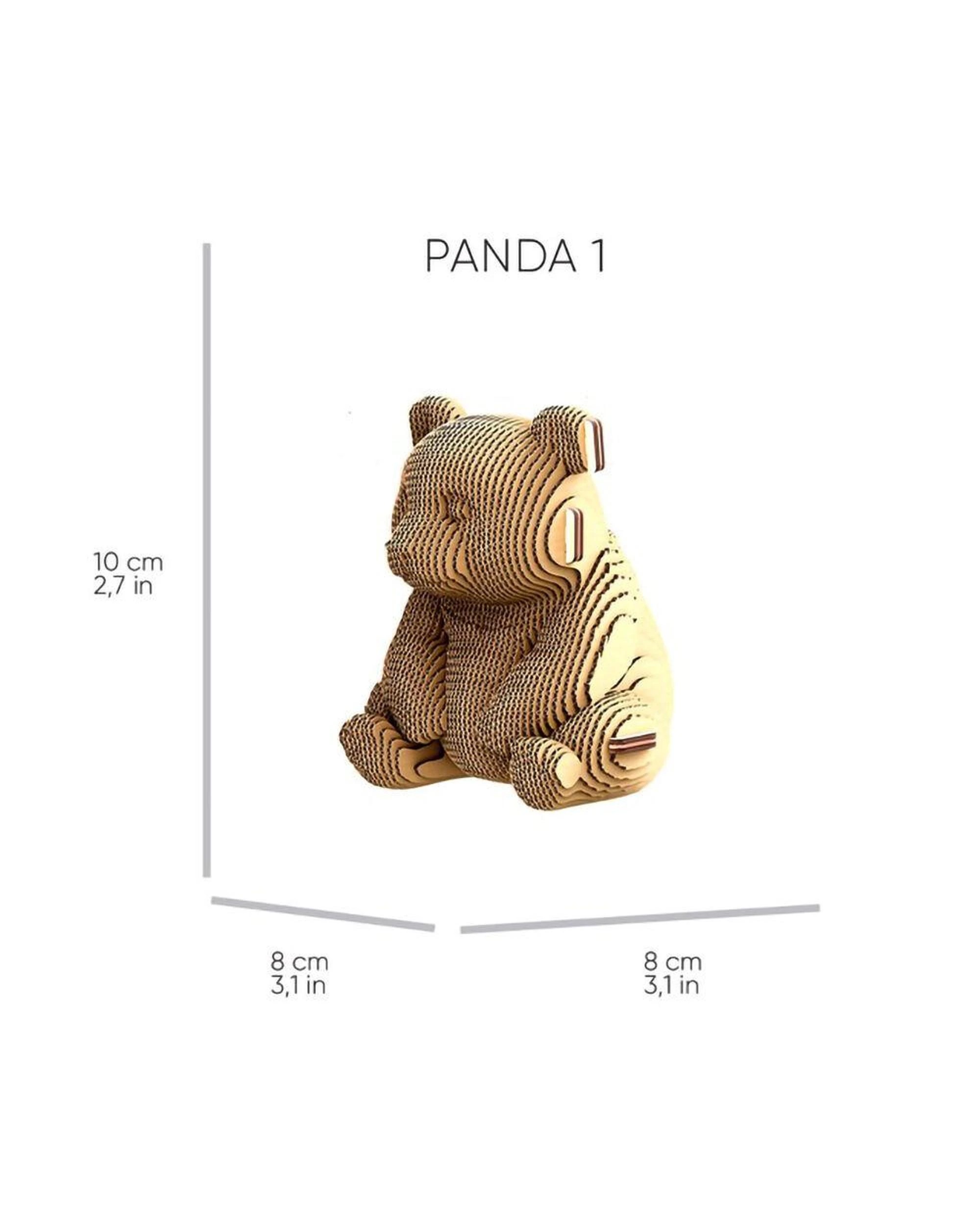 Cartonic 3D Cardboard Puzzle Panda Family, CARTPANDAFAM - Kmart