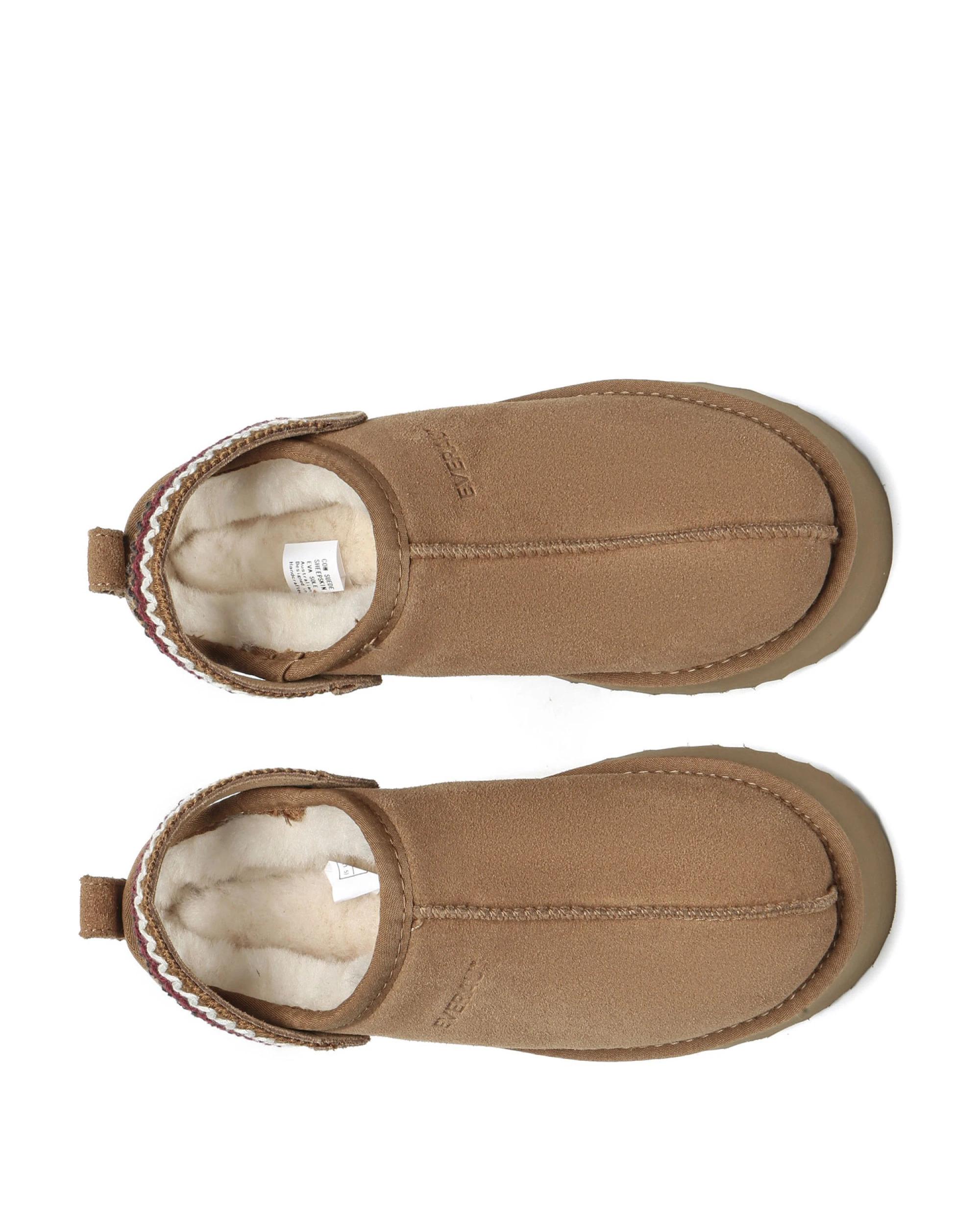 5 Everau Womens Maeve Slippers CHESTNUT, 5 of 5